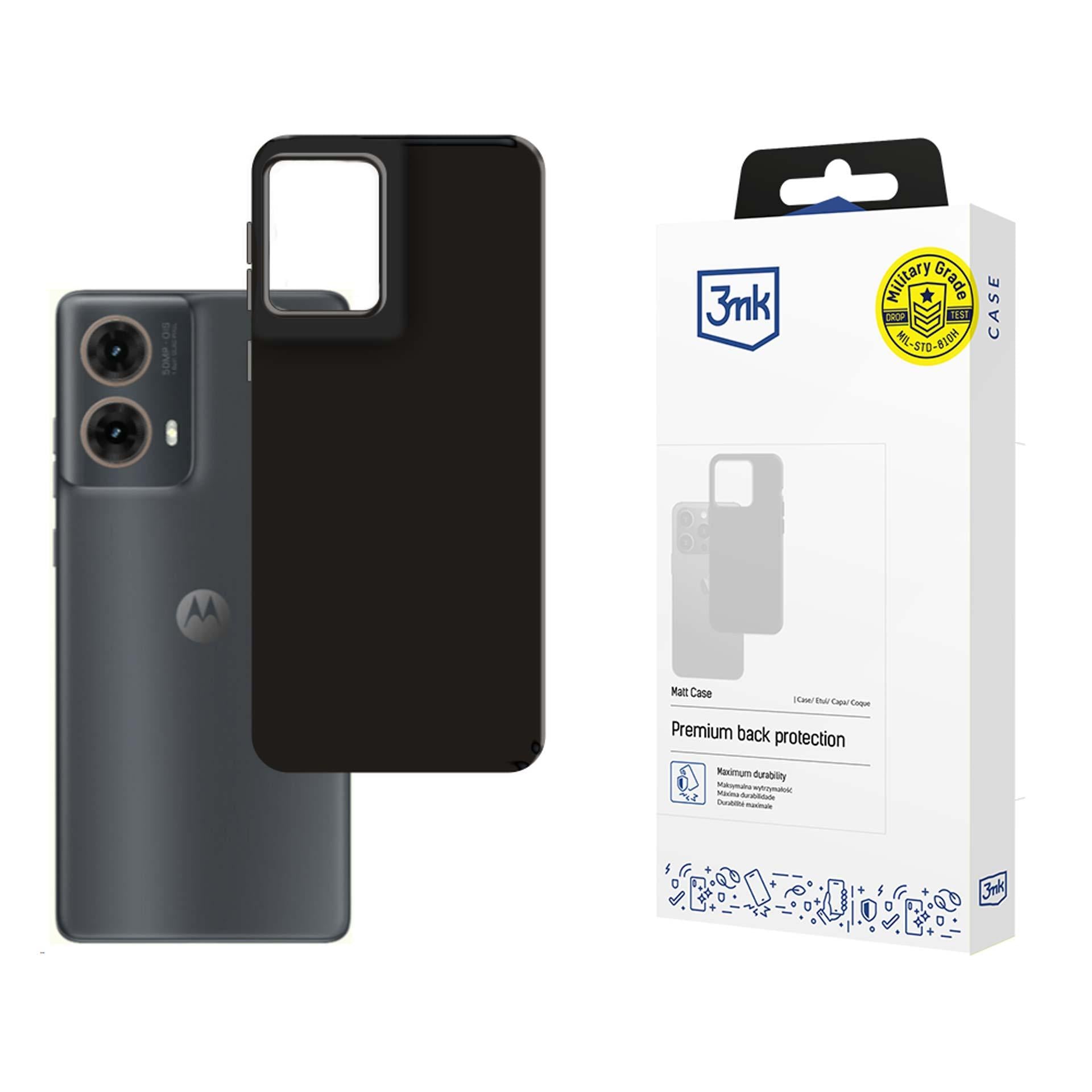 3mk matt skal till Motorola Moto G85 – Svart