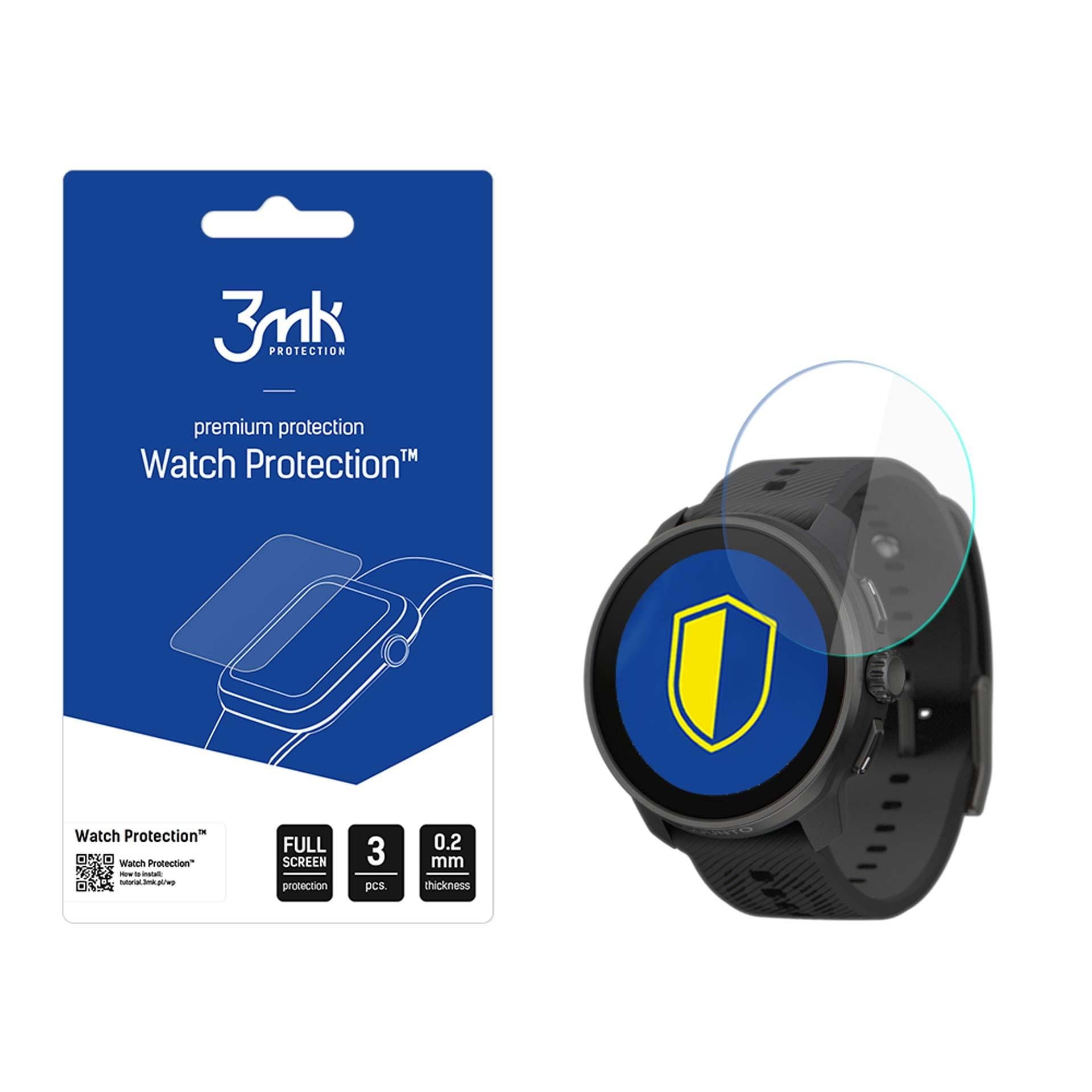 Härdat glas 3mk Watch Protection FlexibleGlass för Suunto Race S