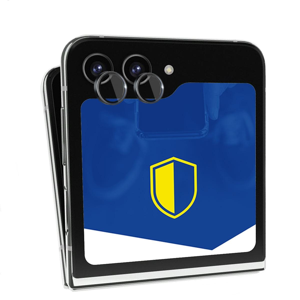 Härdat glas för kameralins – 3mk Lens Protection Pro Black till Samsung Galaxy Z Flip 6