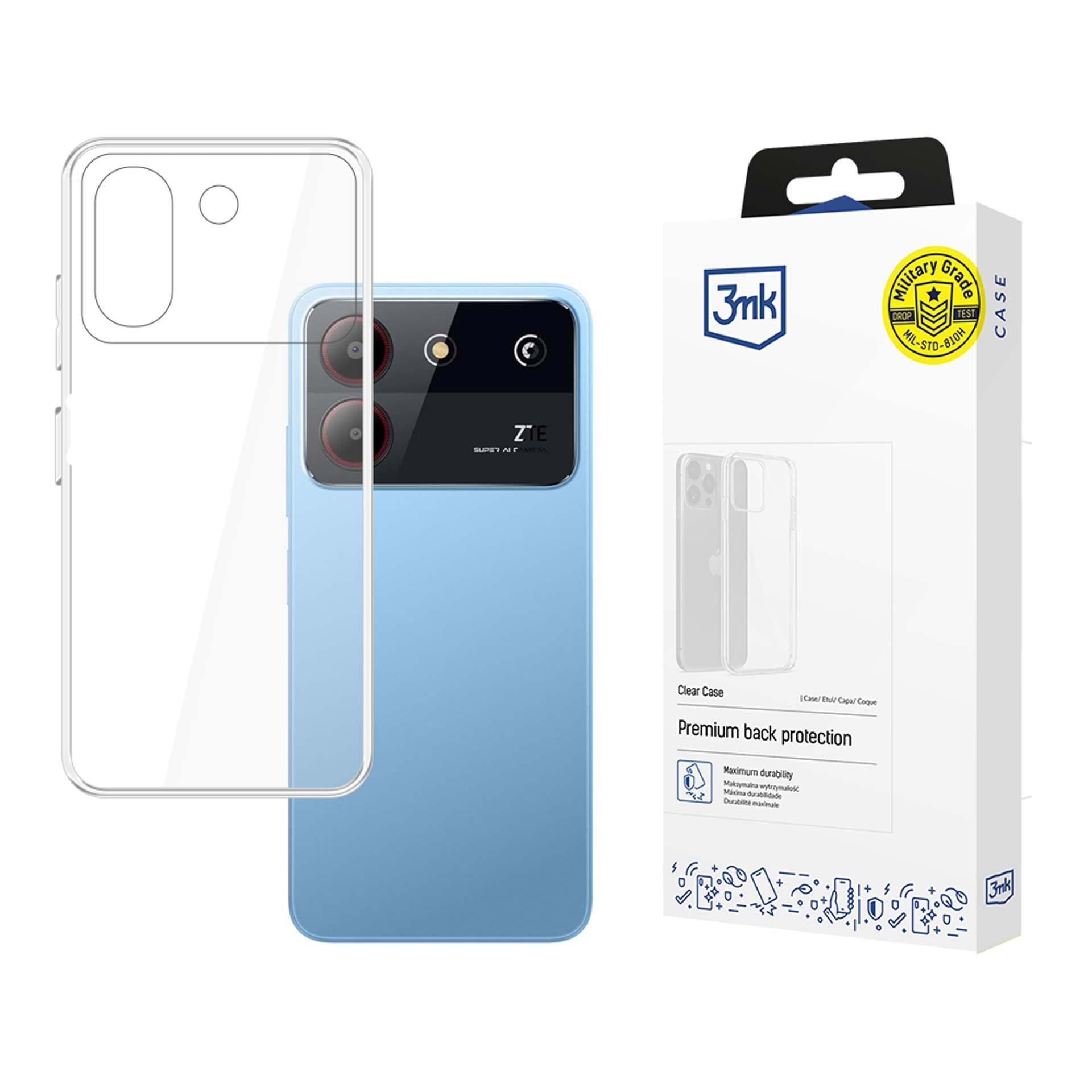 3mk genomskinligt skal till ZTE Blade A54 – transparent