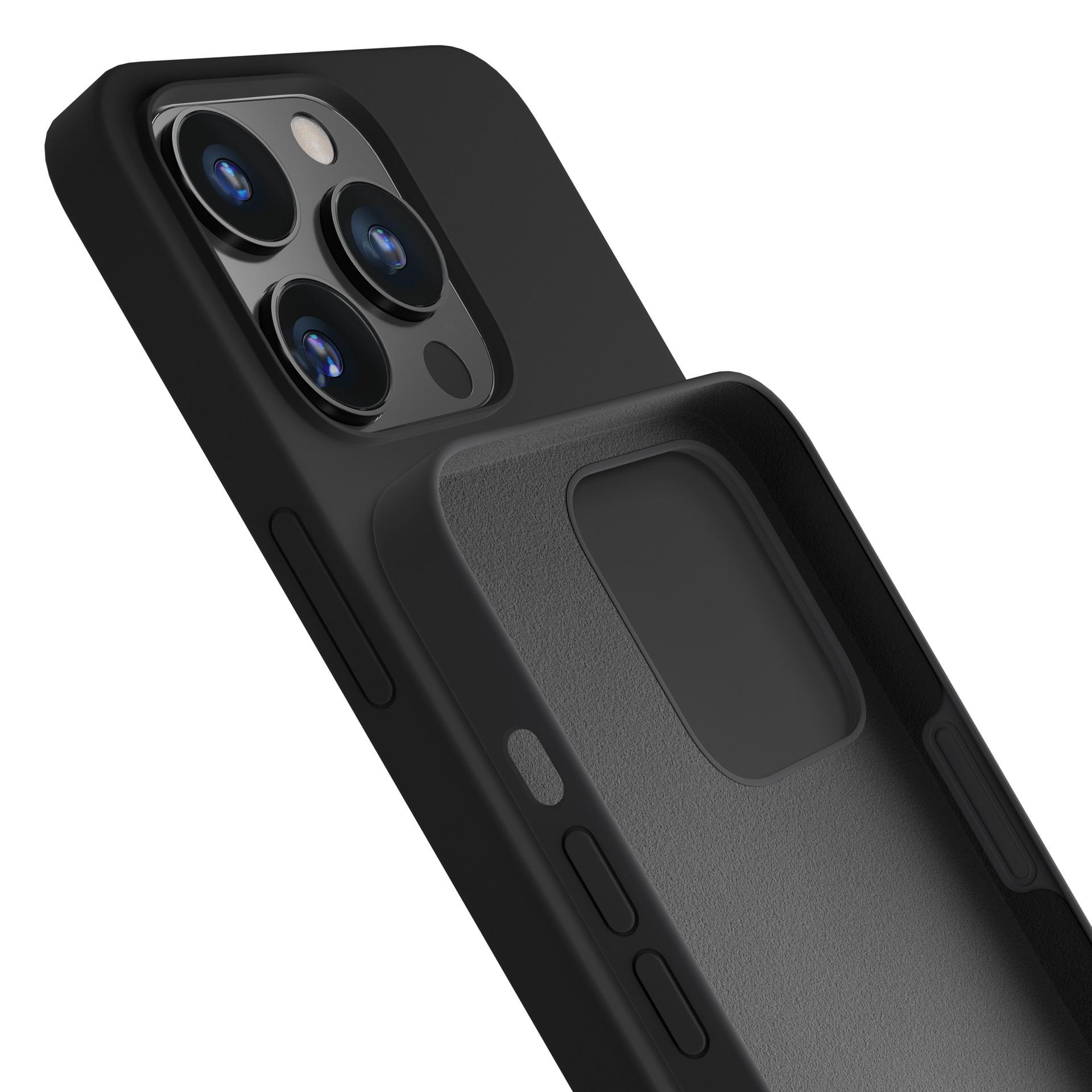 3mk silikoneetui til iPhone 16 Pro Max – sort