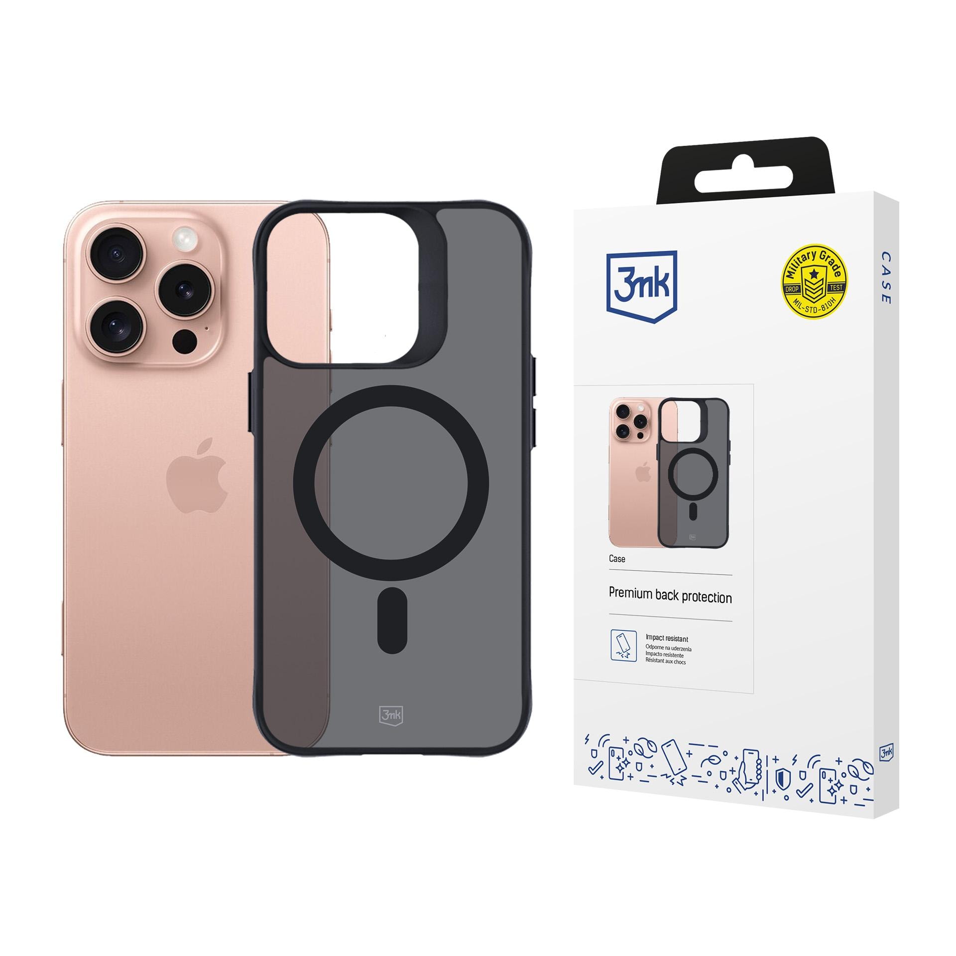 3mk Smoke MagCase-fodral med MagSafe för iPhone 16 Pro