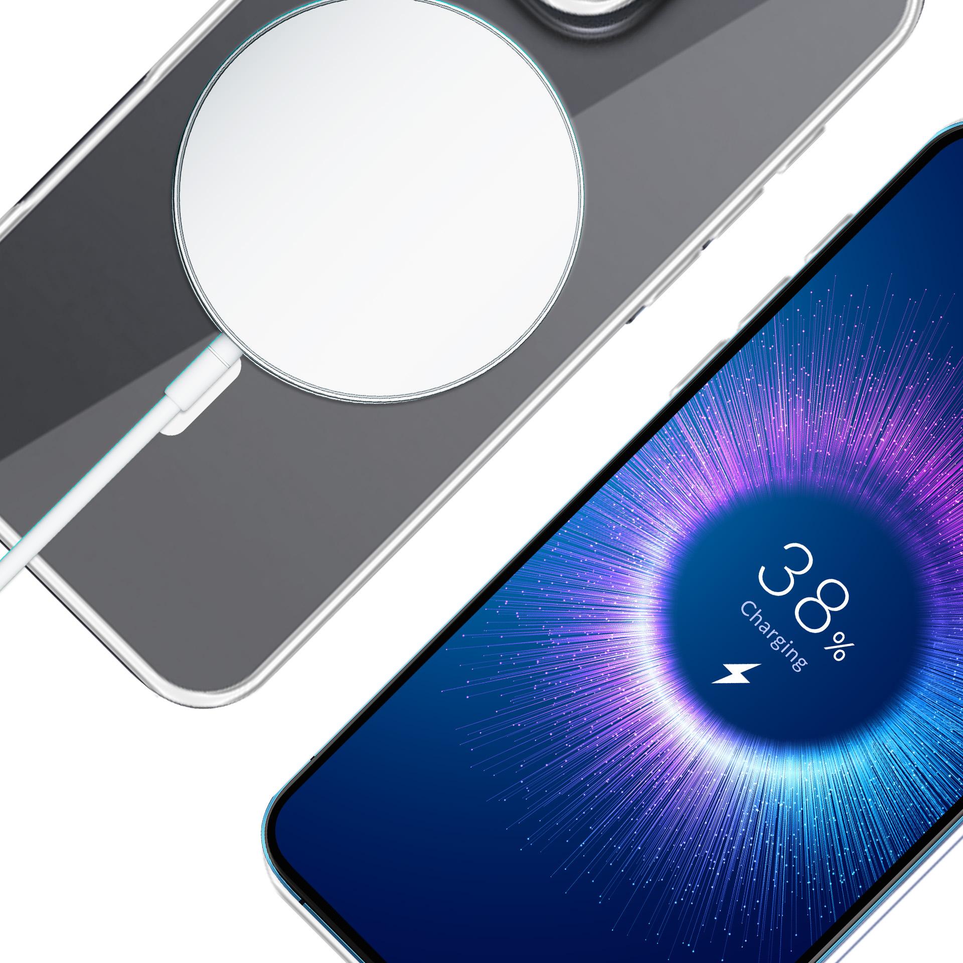 3mk Clear MagCase-etui til Apple iPhone 16 Pro Max – gennemsigtigt