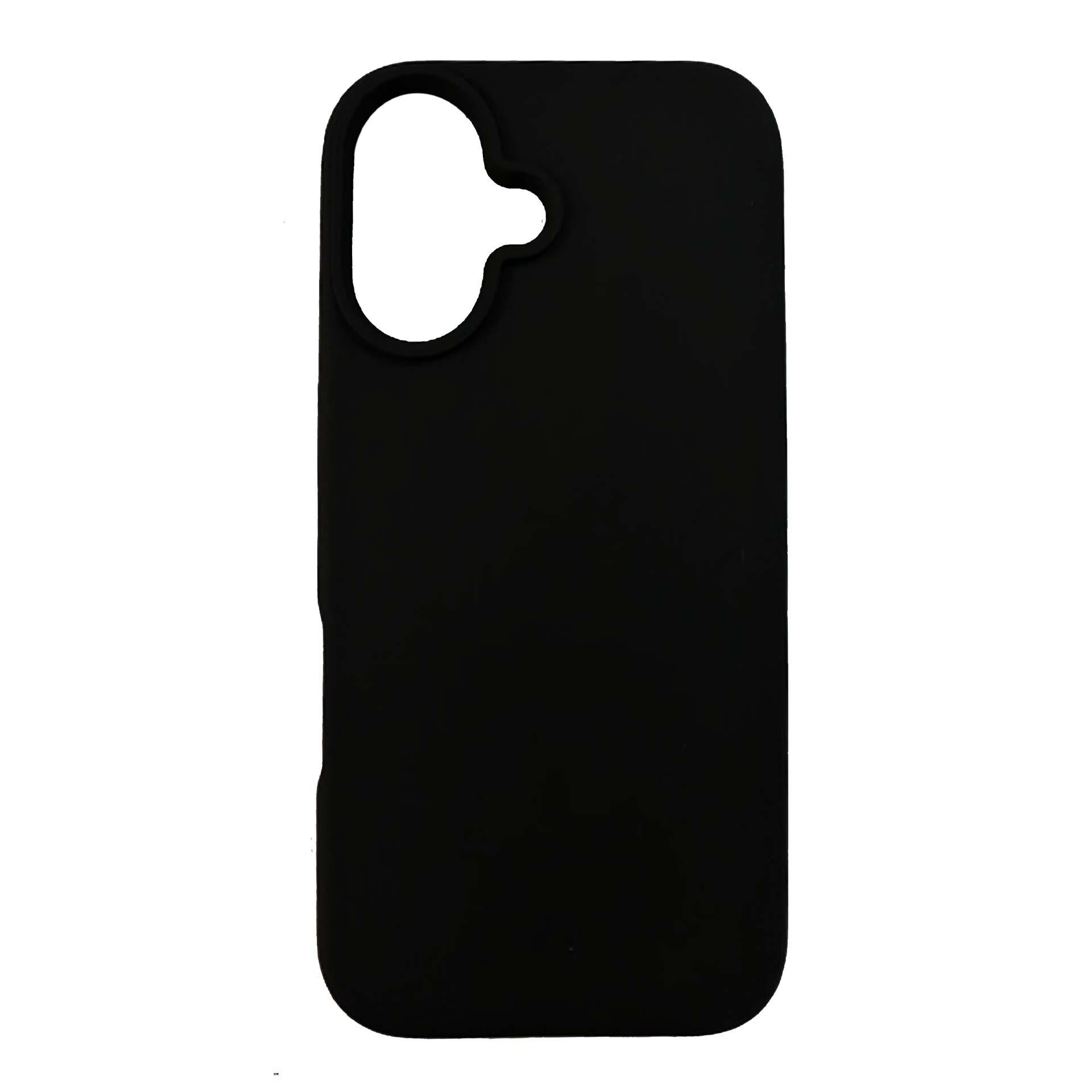 3mk silikoneetui til iPhone 16 Plus – sort