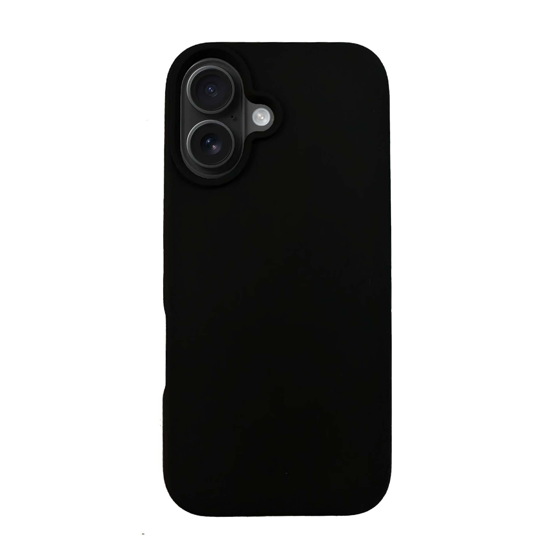 3mk silikoneetui til iPhone 16 Plus – sort