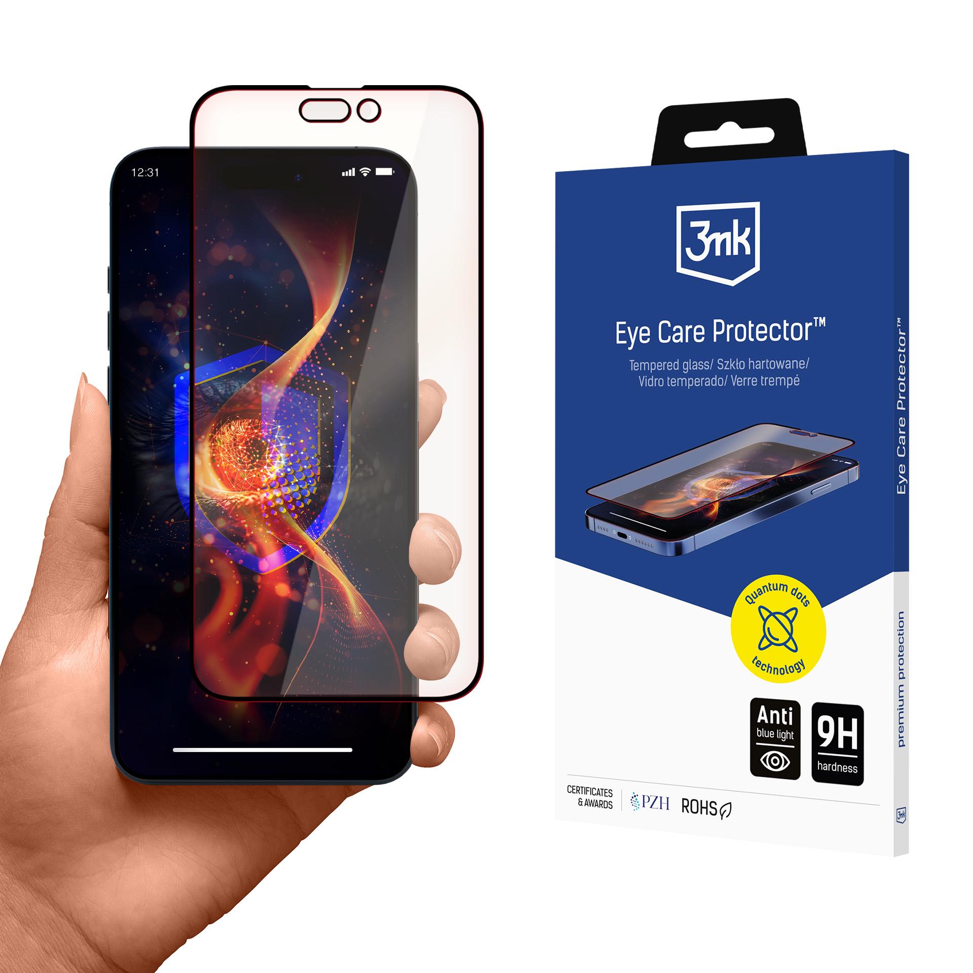 Skyddsglas i härdat glas från 3mk för Apple iPhone 15 Pro Max