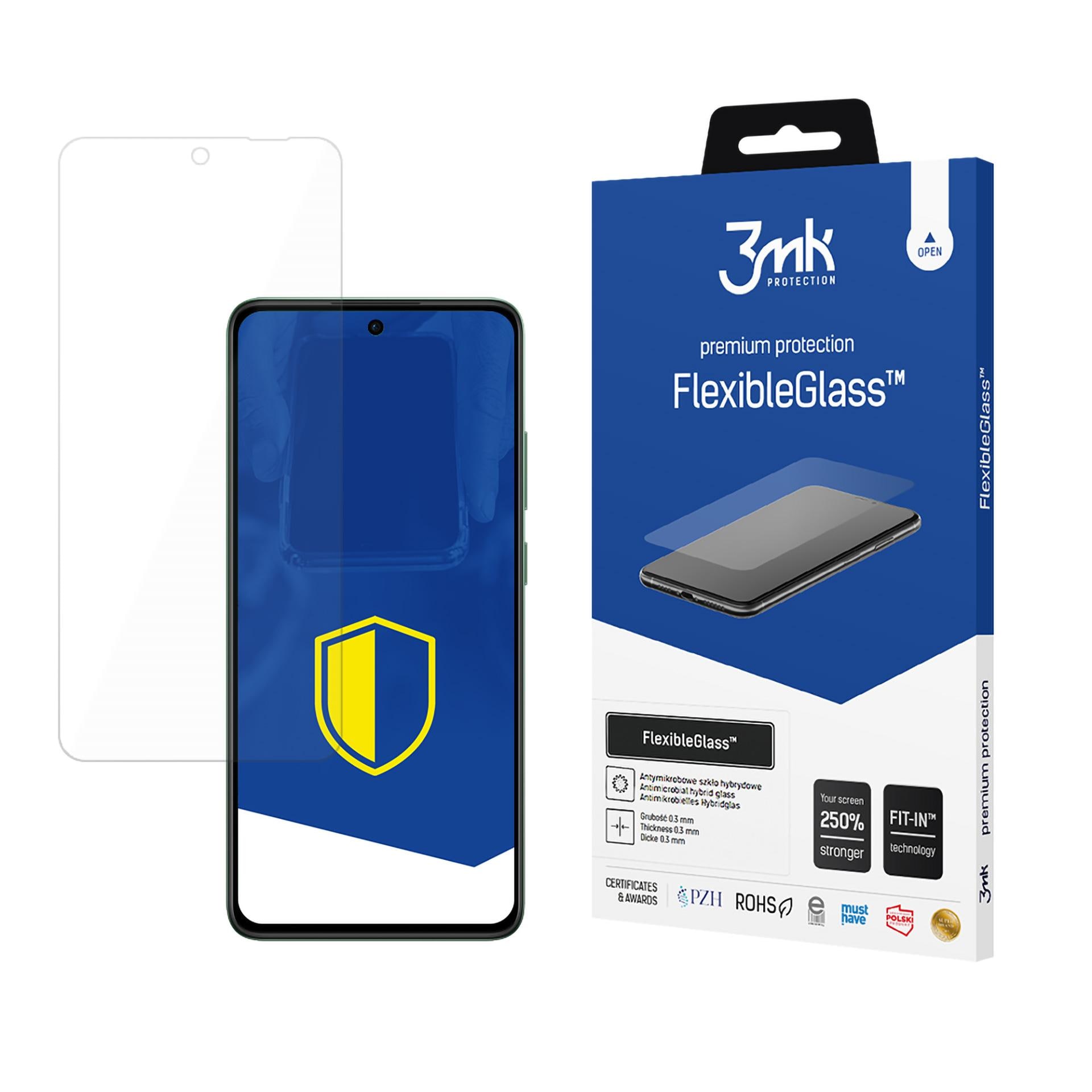 Härdat glas 3mk FlexibleGlass till Oppo Reno 12 F \ FS