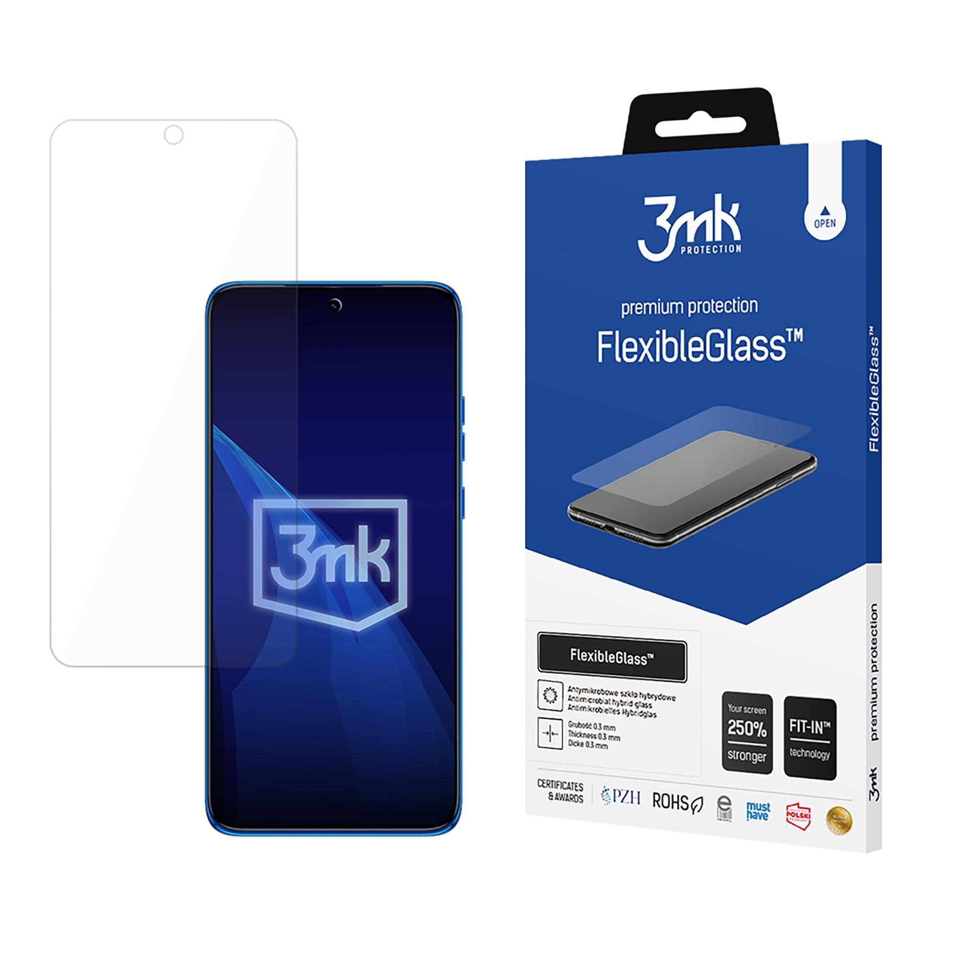 Härdat glas 3mk FlexibleGlass till Motorola Edge 50 Neo