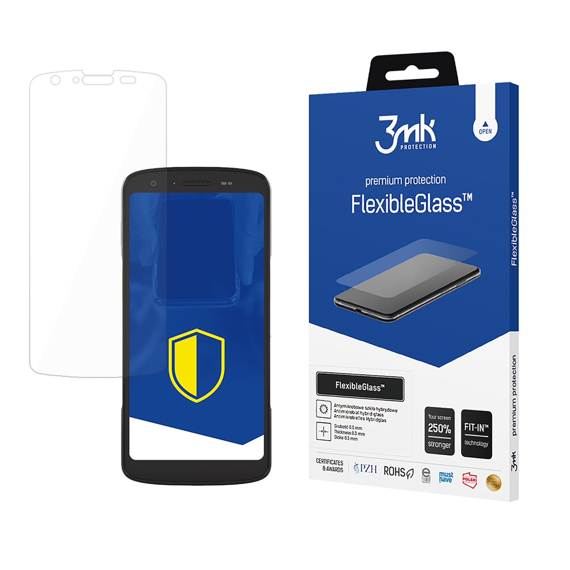 Hybridglas 3mk FlexibleGlass™ på Zebra TC22 / TC27