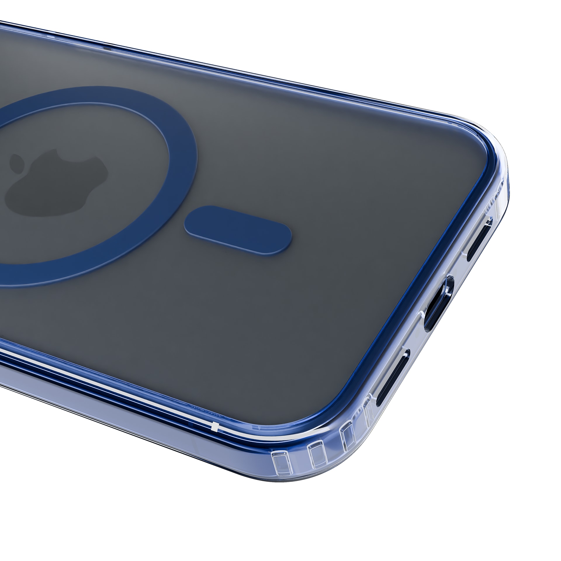 3mk Frosty MagCase blått skal för Apple iPhone 14 Plus – genomskinligt