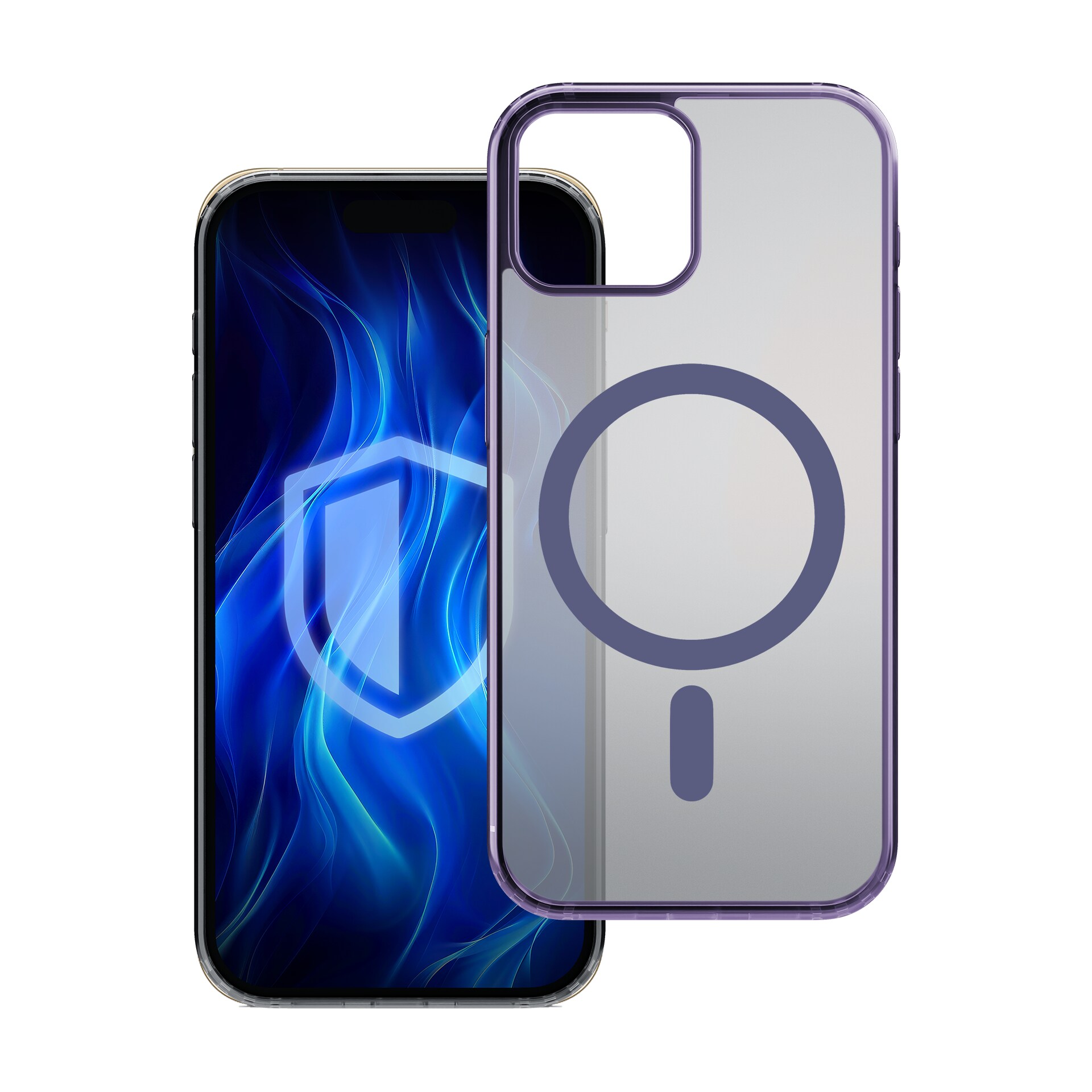 3mk Frosty MagCase lilla för Apple iPhone 15 Plus – lilla