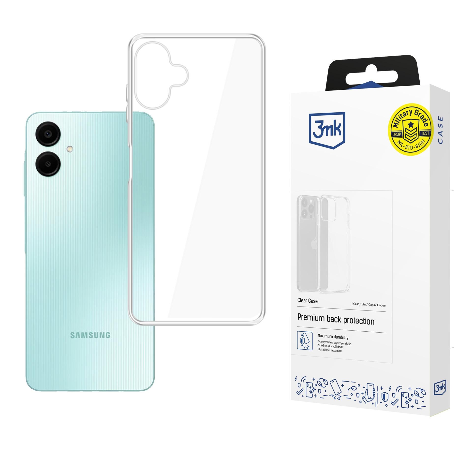 3mk gennemsigtigt cover til Samsung Galaxy A06 – gennemsigtigt