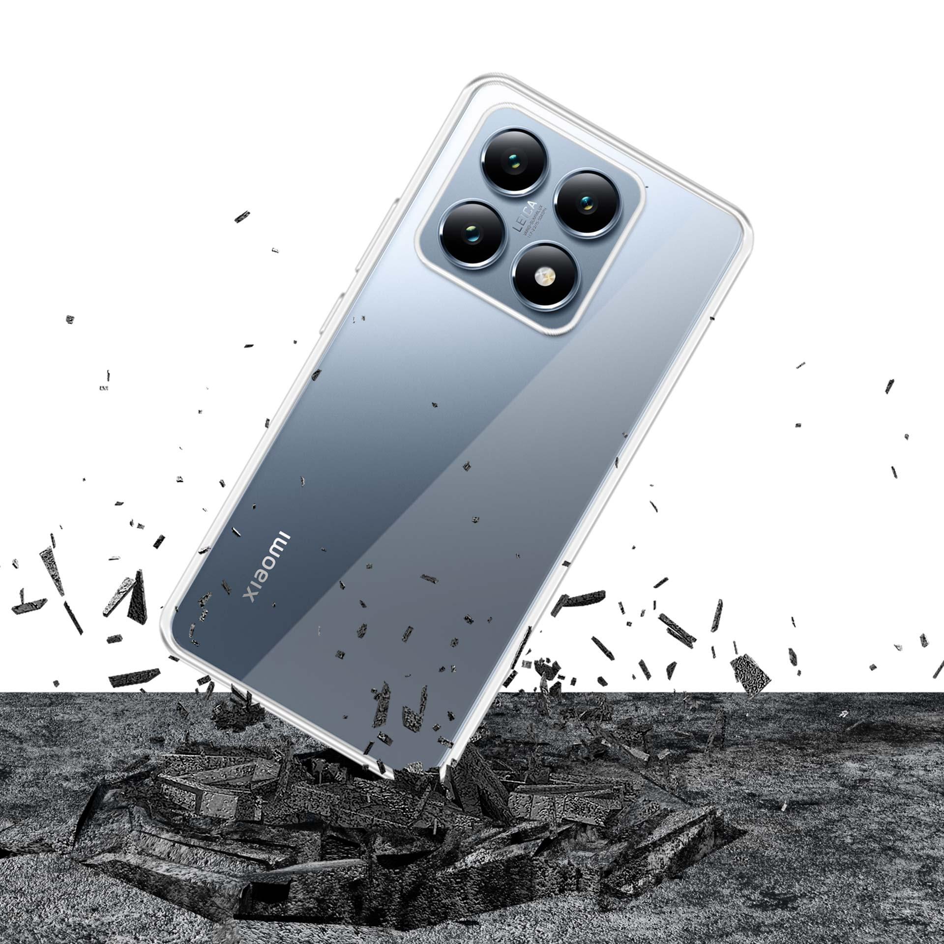 3mk gennemsigtigt cover til Xiaomi 14T – gennemsigtigt