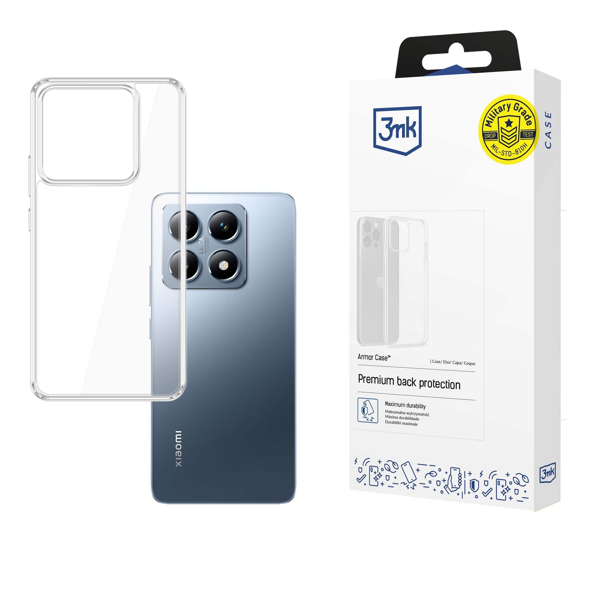 3mk Armor-skal för Xiaomi 14T – genomskinligt