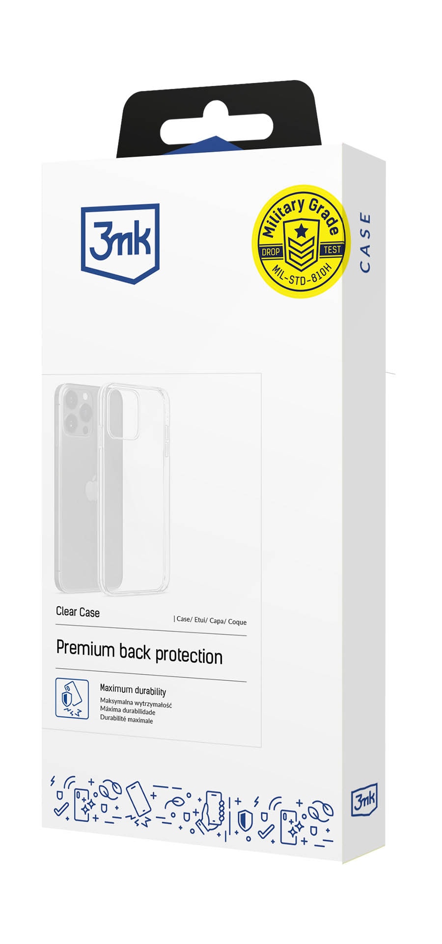 3mk genomskinligt skal till Motorola Moto G35 5G – transparent