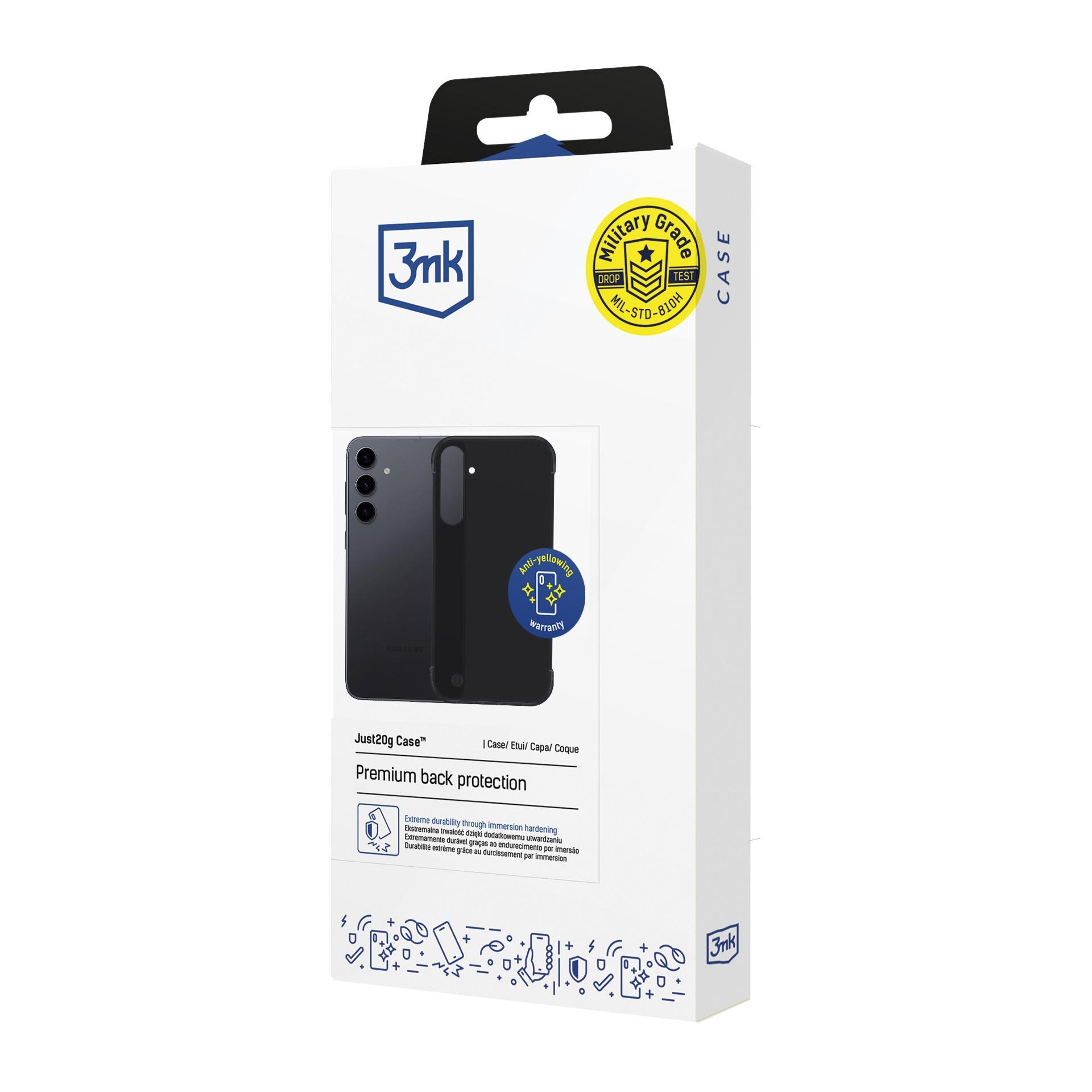 3mk Just20g mat etui til Samsung Galaxy S24 – mat sort