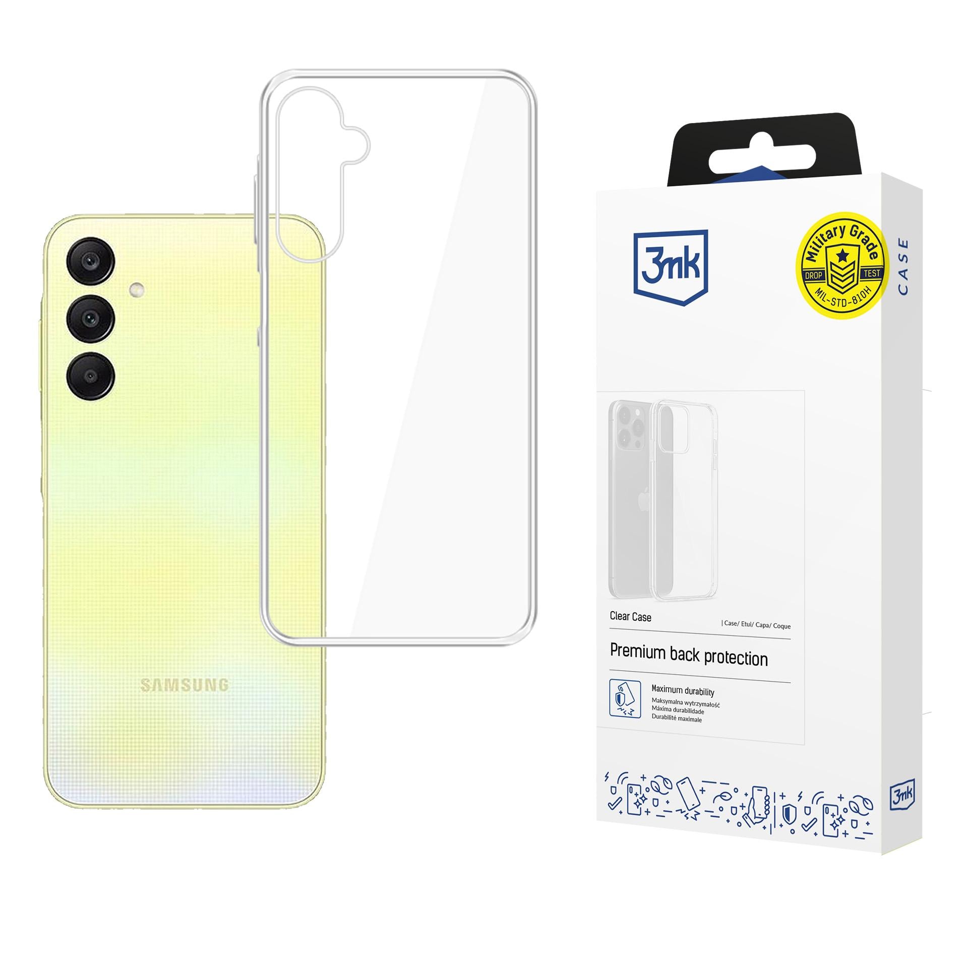3mk genomskinligt skal till Samsung Galaxy A26 5G – transparent