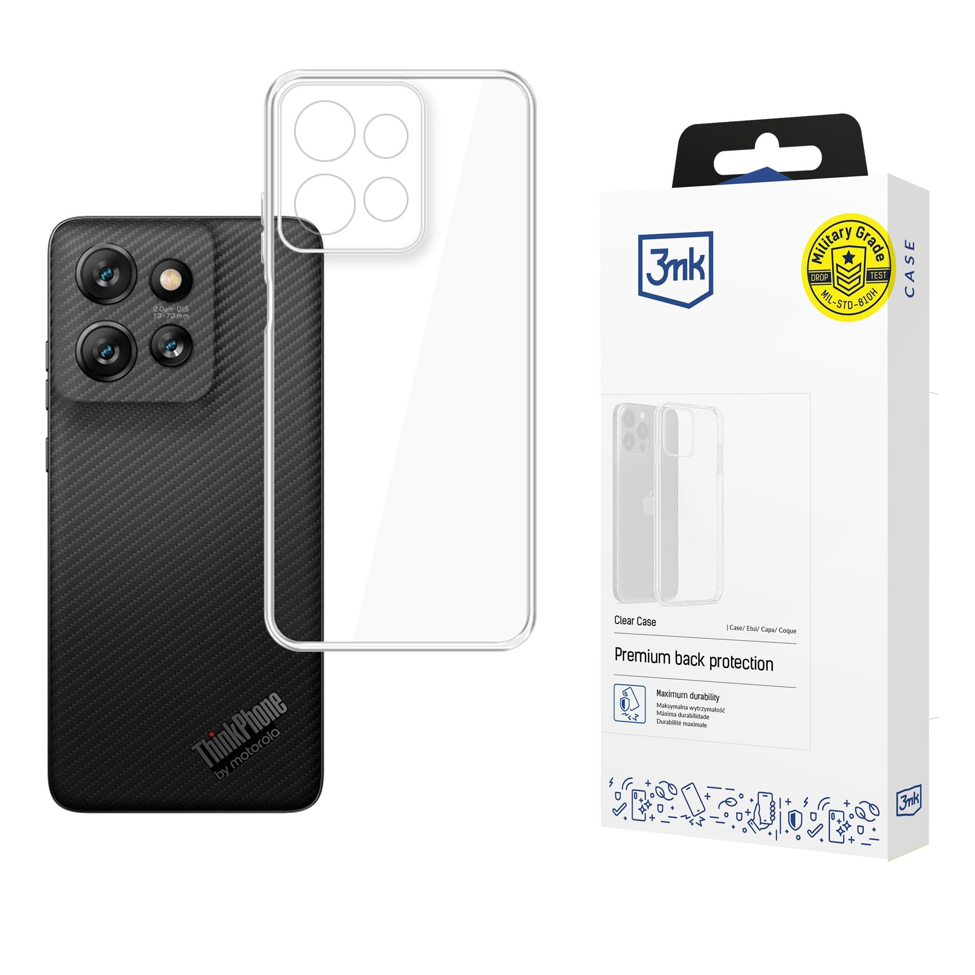 3mk genomskinligt skal till Motorola ThinkPhone 25 – transparent