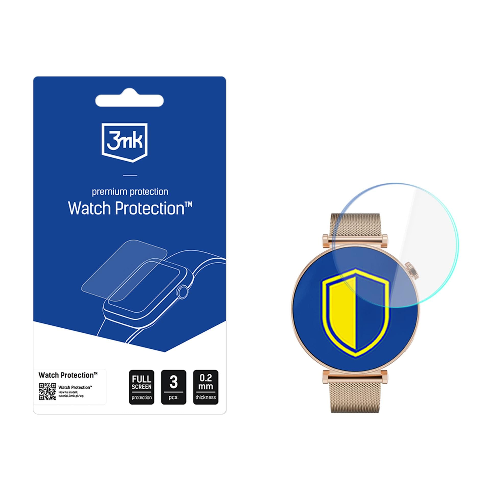 3mk Watch Protection ARC skärmskydd för smartklockor på Garett Rose