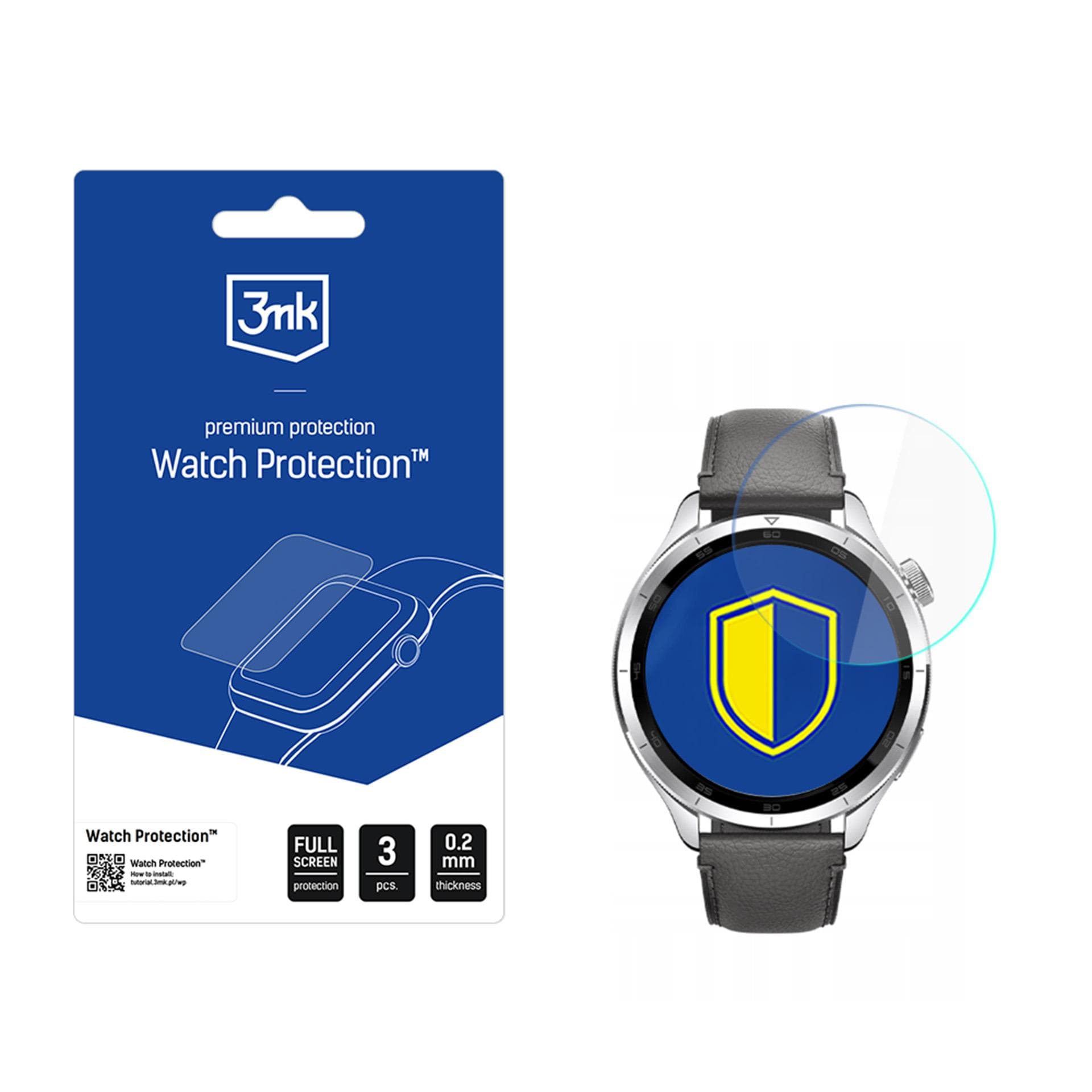 Hybrid Glass 3mk skärmskydd FlexibleGlass för Xiaomi Watch S4
