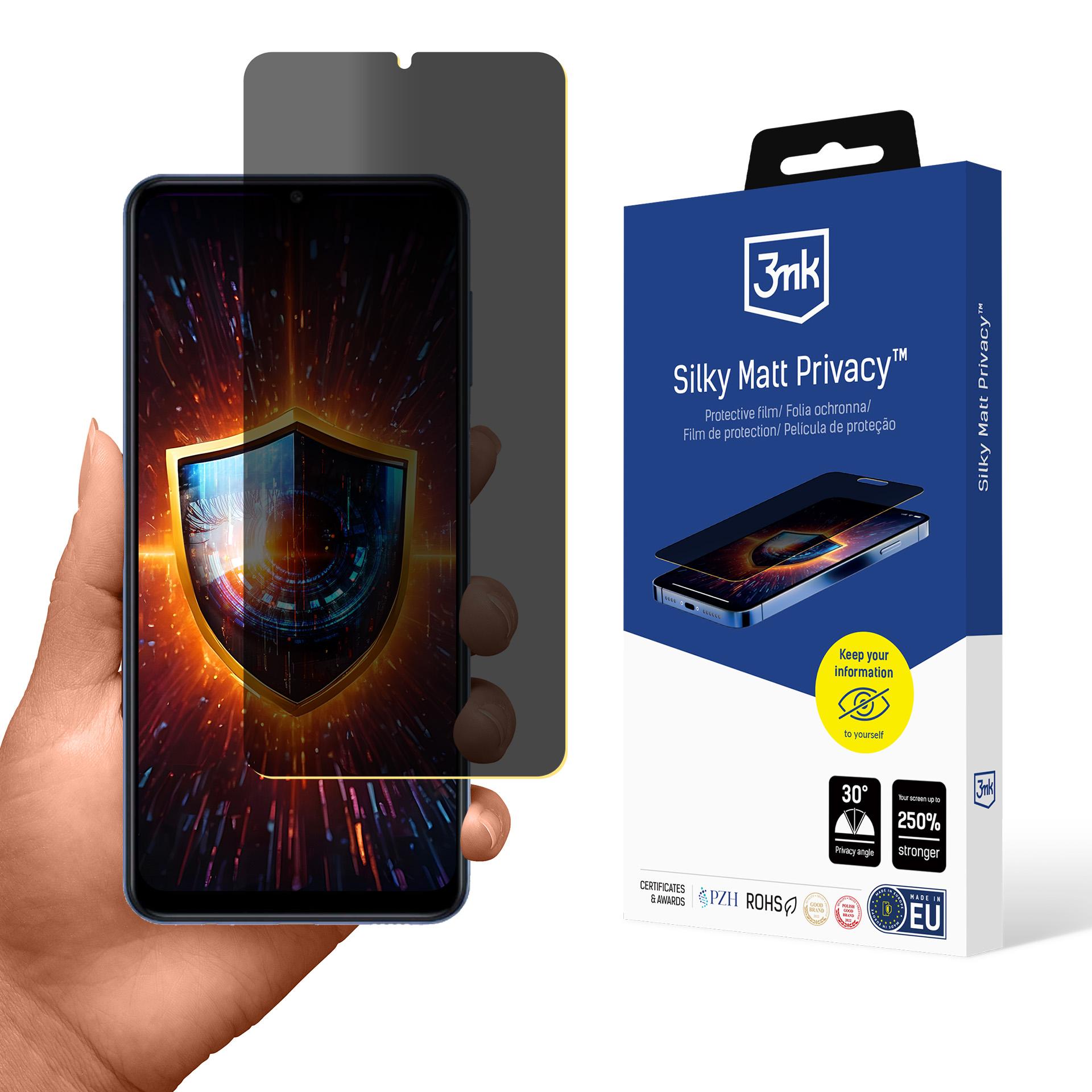 3mk Silky Matt Privacy – skärmskydd för Samsung Galaxy M12