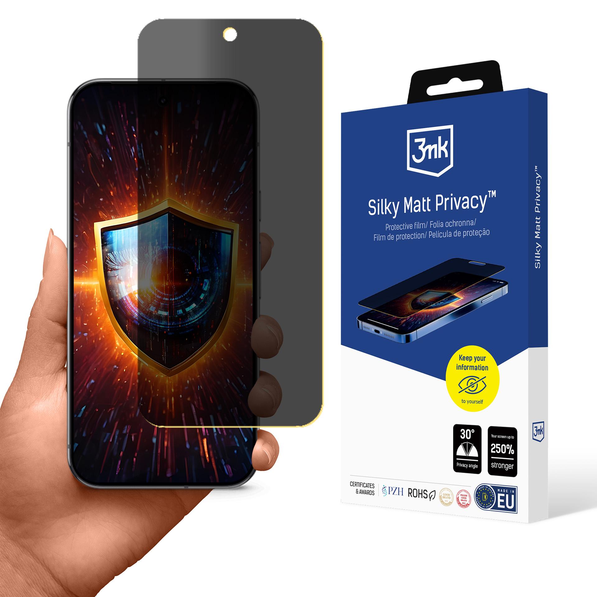 Sekretessskyddsfilm 3mk Silky Matt Privacy för Google Pixel 9 Pro