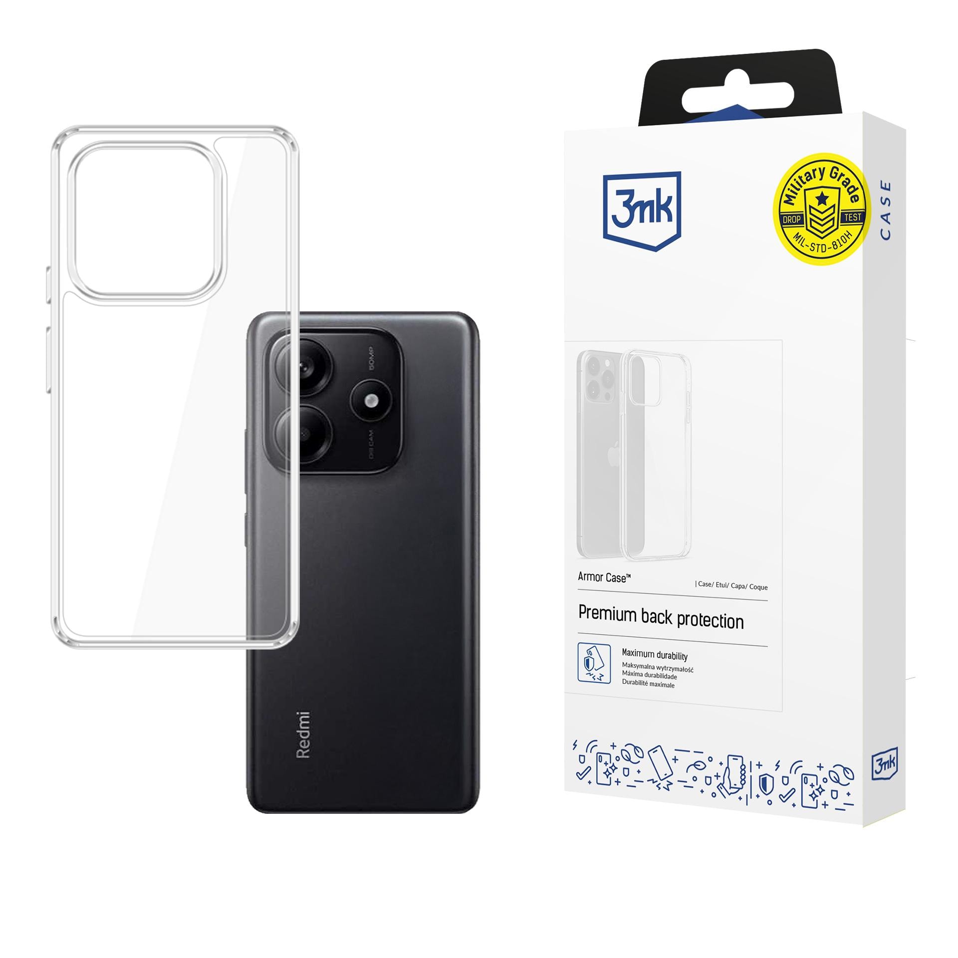 3mk Armor-skal för Xiaomi Redmi Note 14 5G