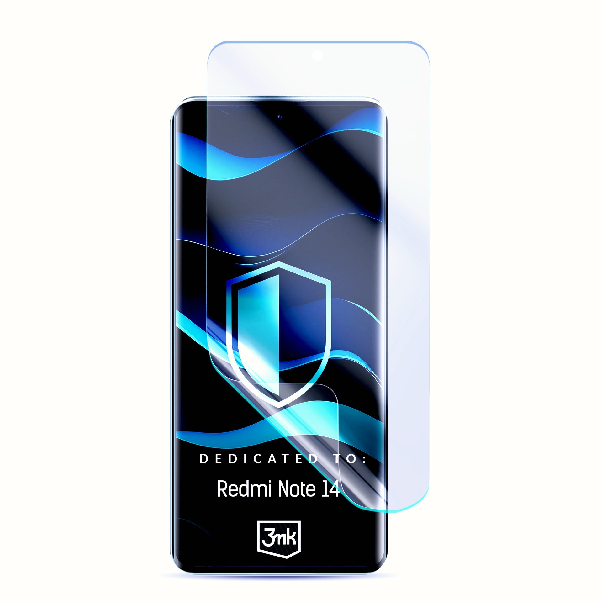 Hybridglas 3mk FlexibleGlass™ till Xiaomi Redmi Note 14 4G