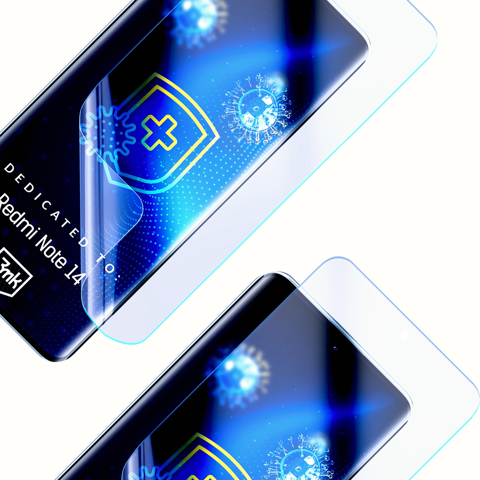 3mk SilverProtection+ skyddsfilm för Xiaomi Redmi Note 14 4G
