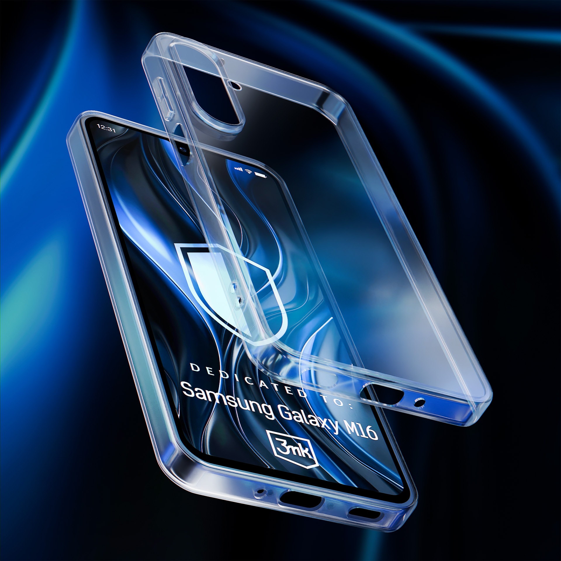 3mk gennemsigtigt cover til Samsung Galaxy M16 5G – gennemsigtigt
