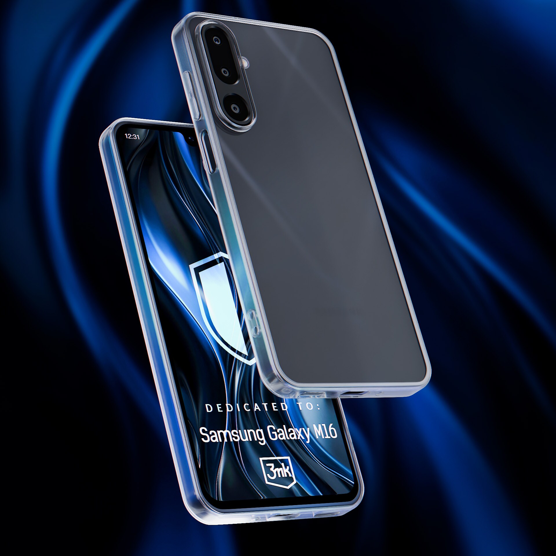 3mk gennemsigtigt cover til Samsung Galaxy M16 5G – gennemsigtigt