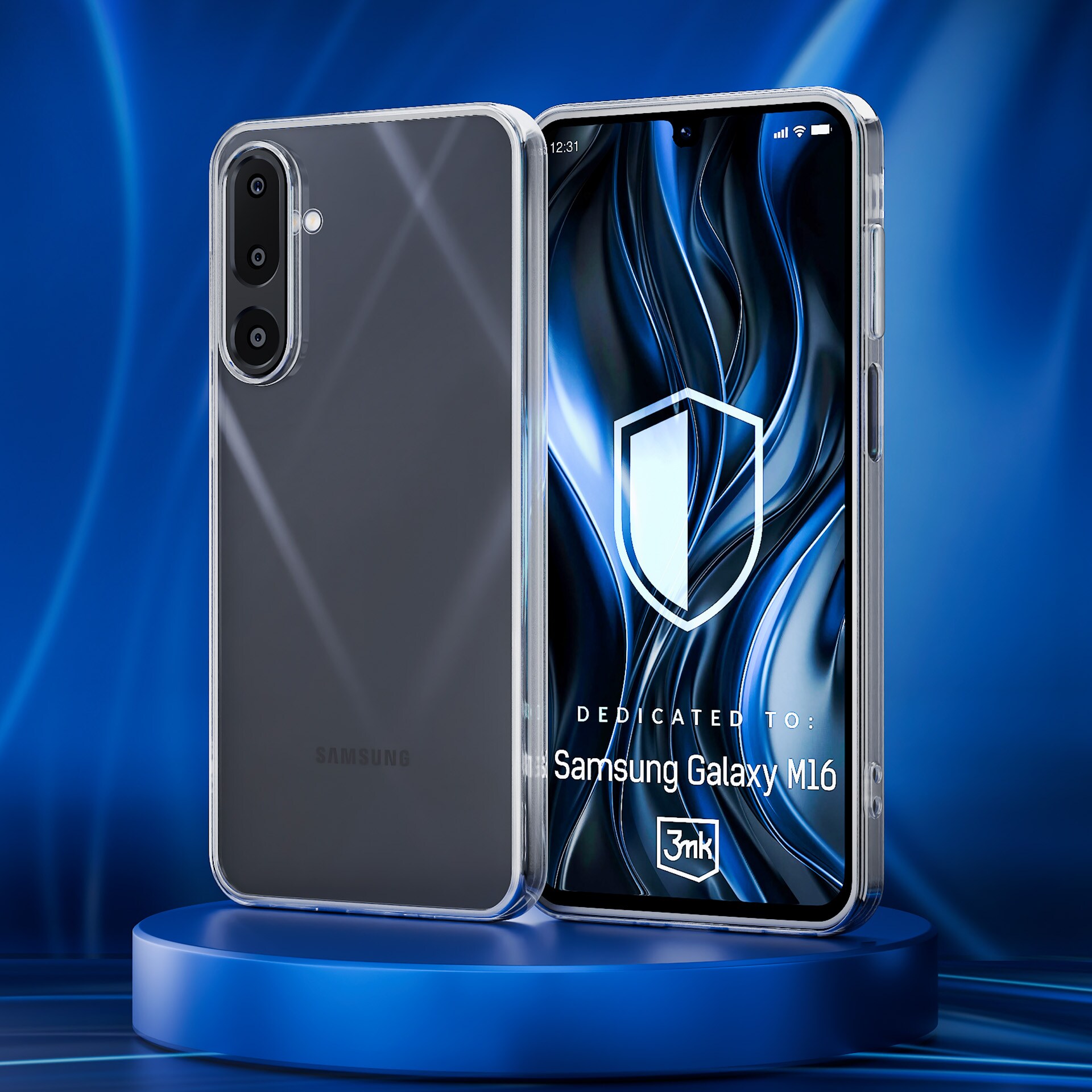 3mk gennemsigtigt cover til Samsung Galaxy M16 5G – gennemsigtigt