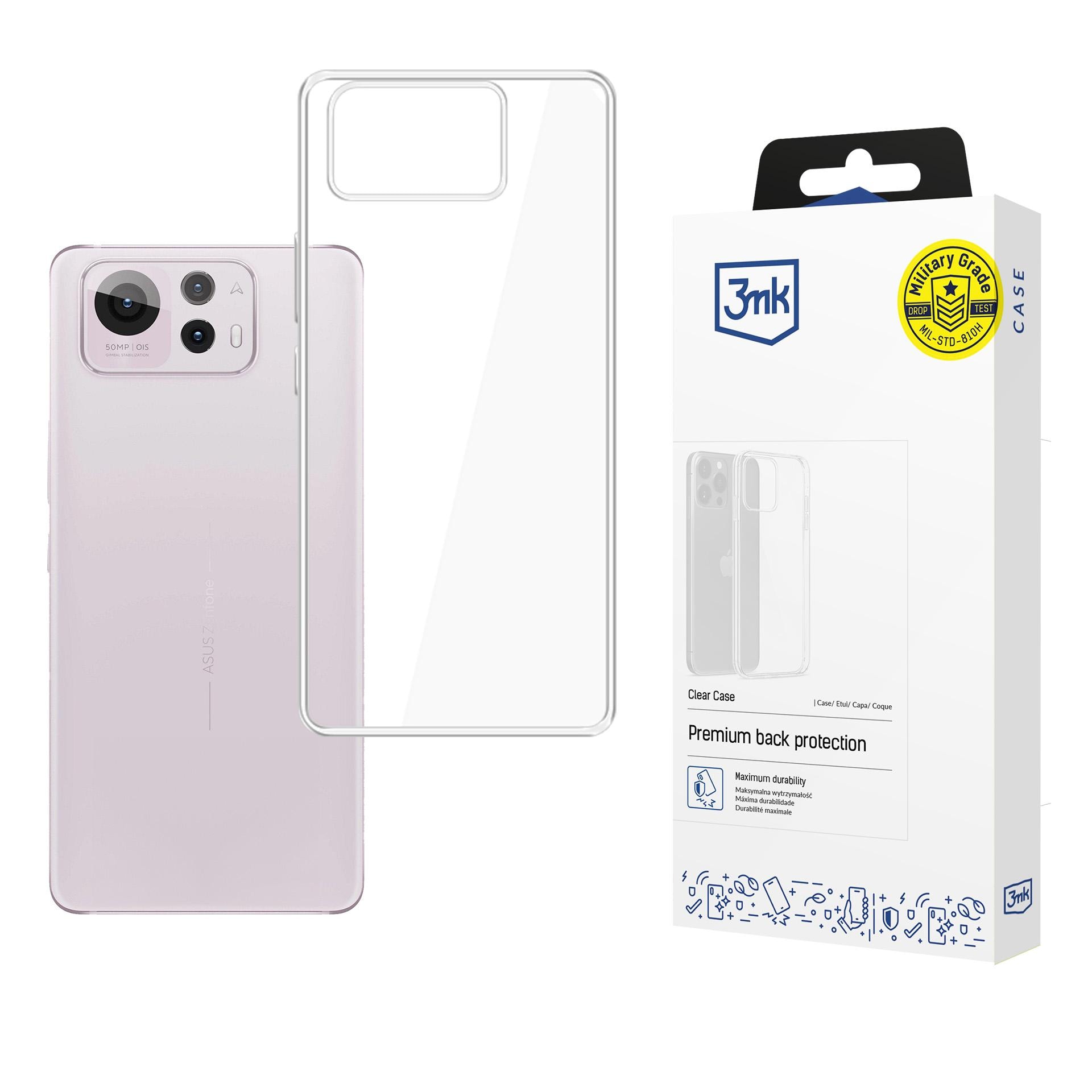 3mk genomskinligt skal till Asus Zenfone 12 Ultra – transparent