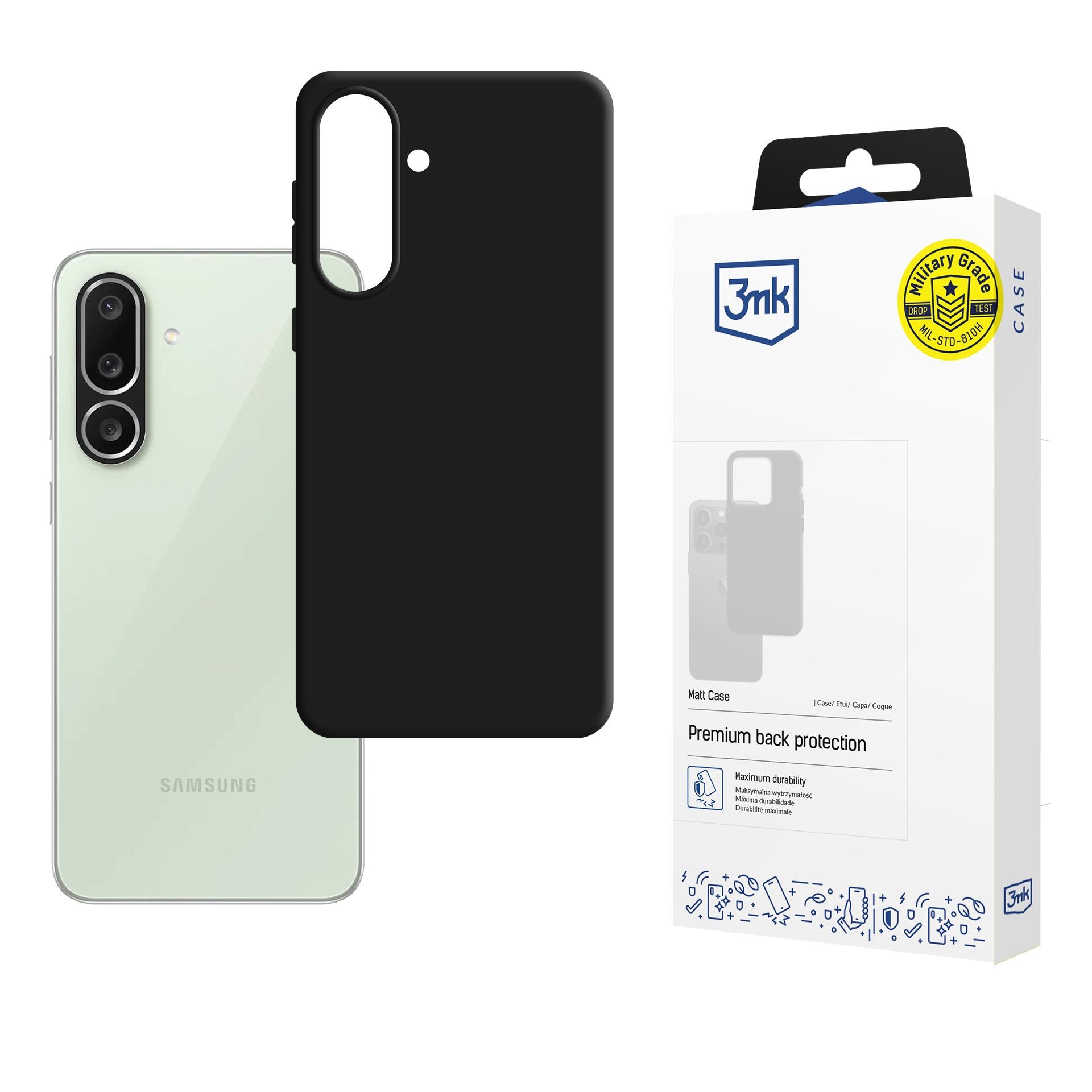 3mk matt skal till Samsung Galaxy M56 – Svart