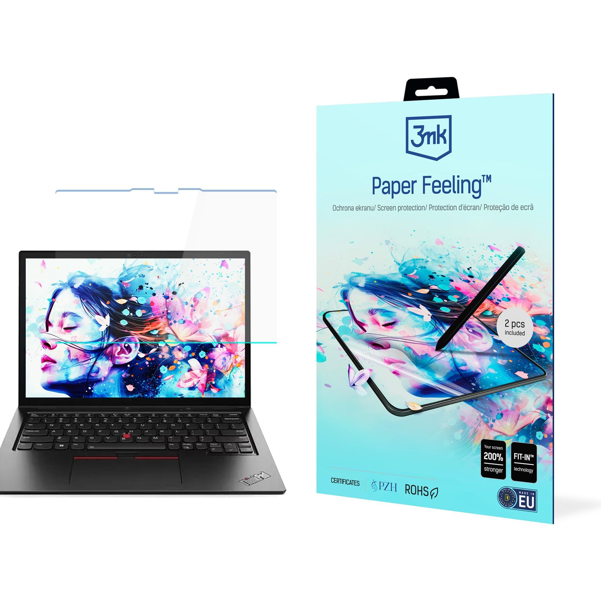 3mk Paper Feeling™ matt skärmskyddsfilm för Lenovo ThinkPad L13 2-i-1 Gen 6