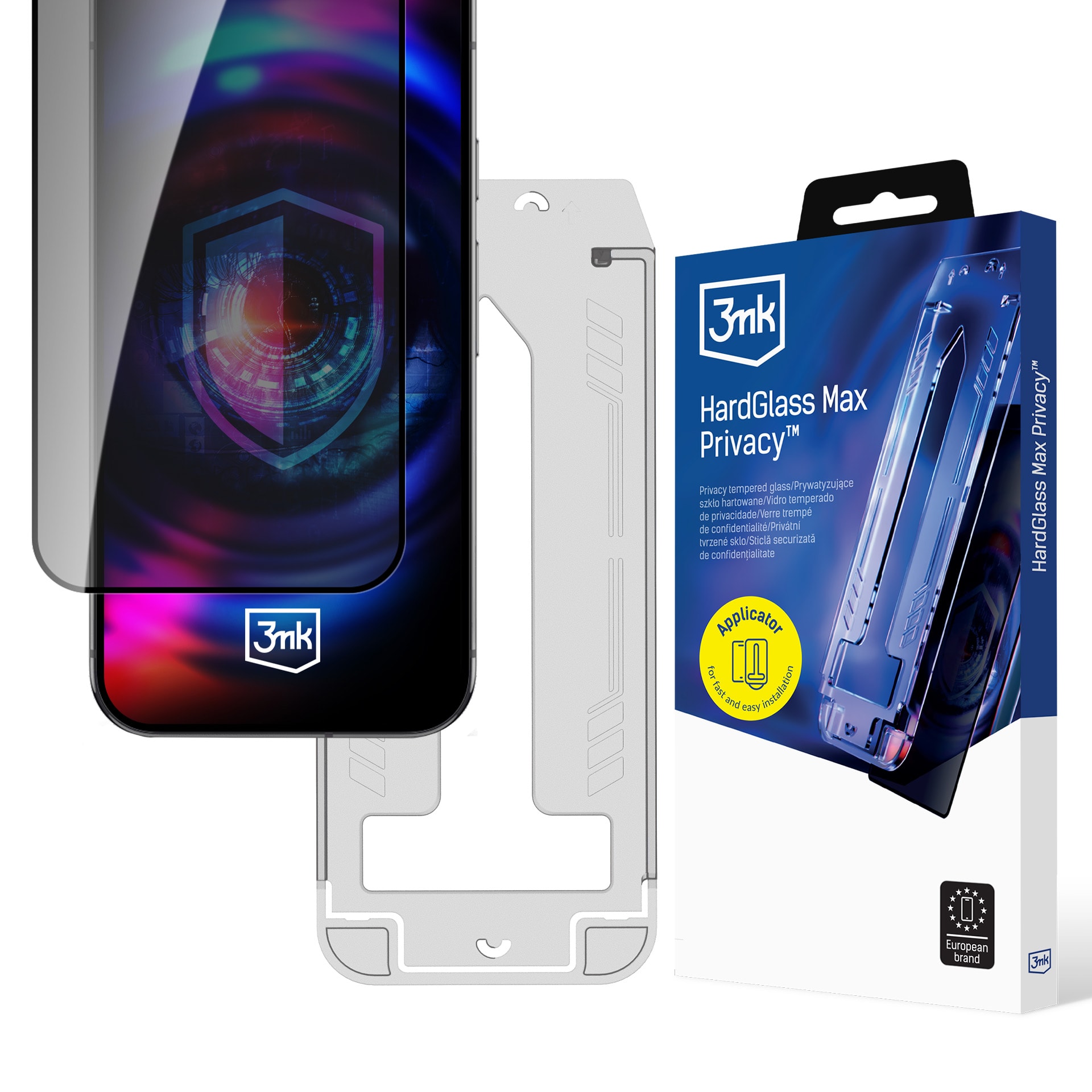 3mk Hardglass Max skärmskydd med maximal integritet för Samsung Galaxy S25 Edge