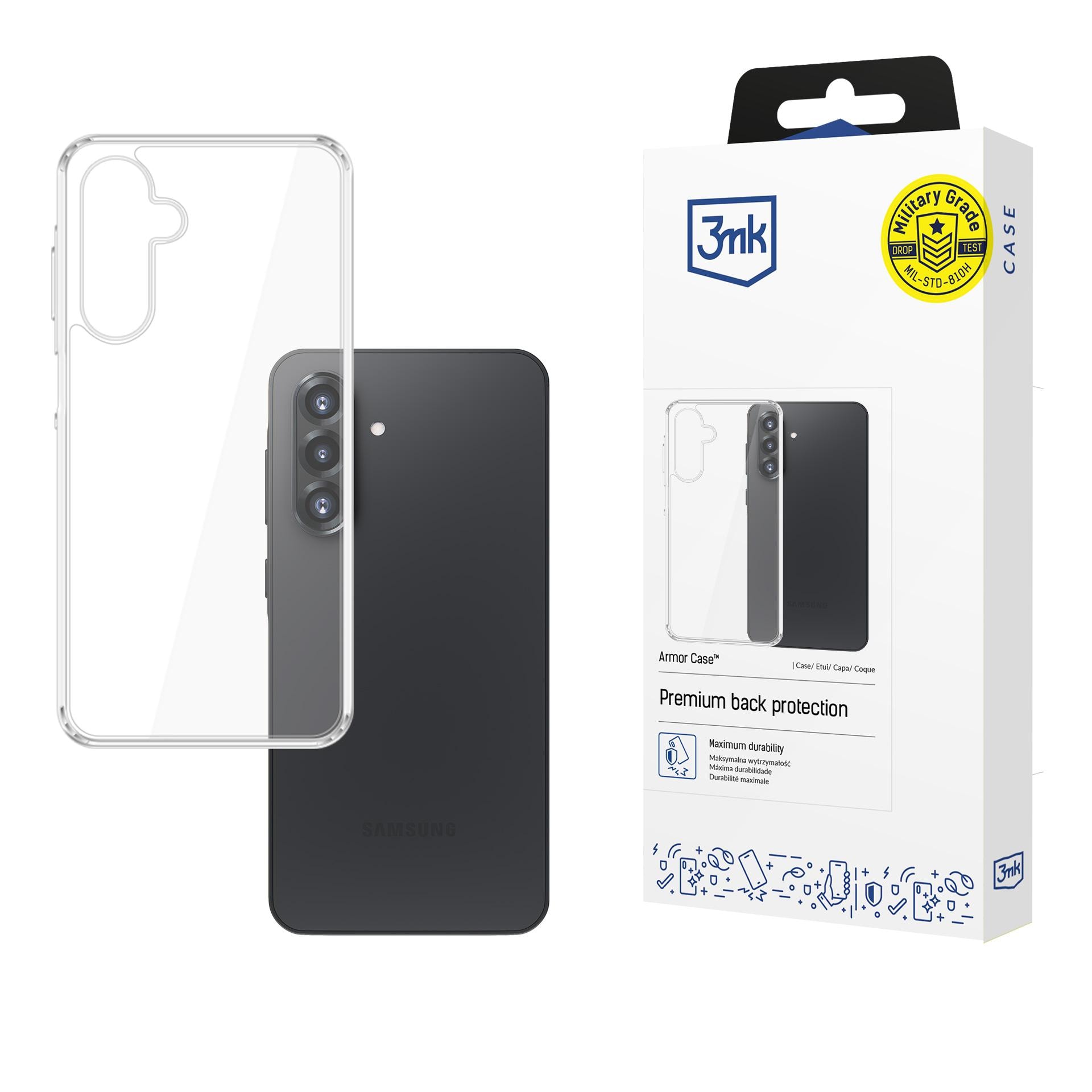 3mk Armor-skal till Samsung Galaxy A27 5G – genomskinligt