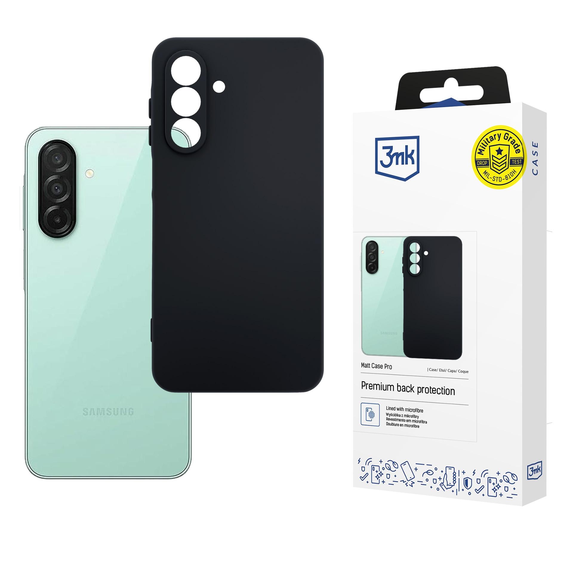 3mk Matt Case Pro till Samsung Galaxy A27 5G – matt svart