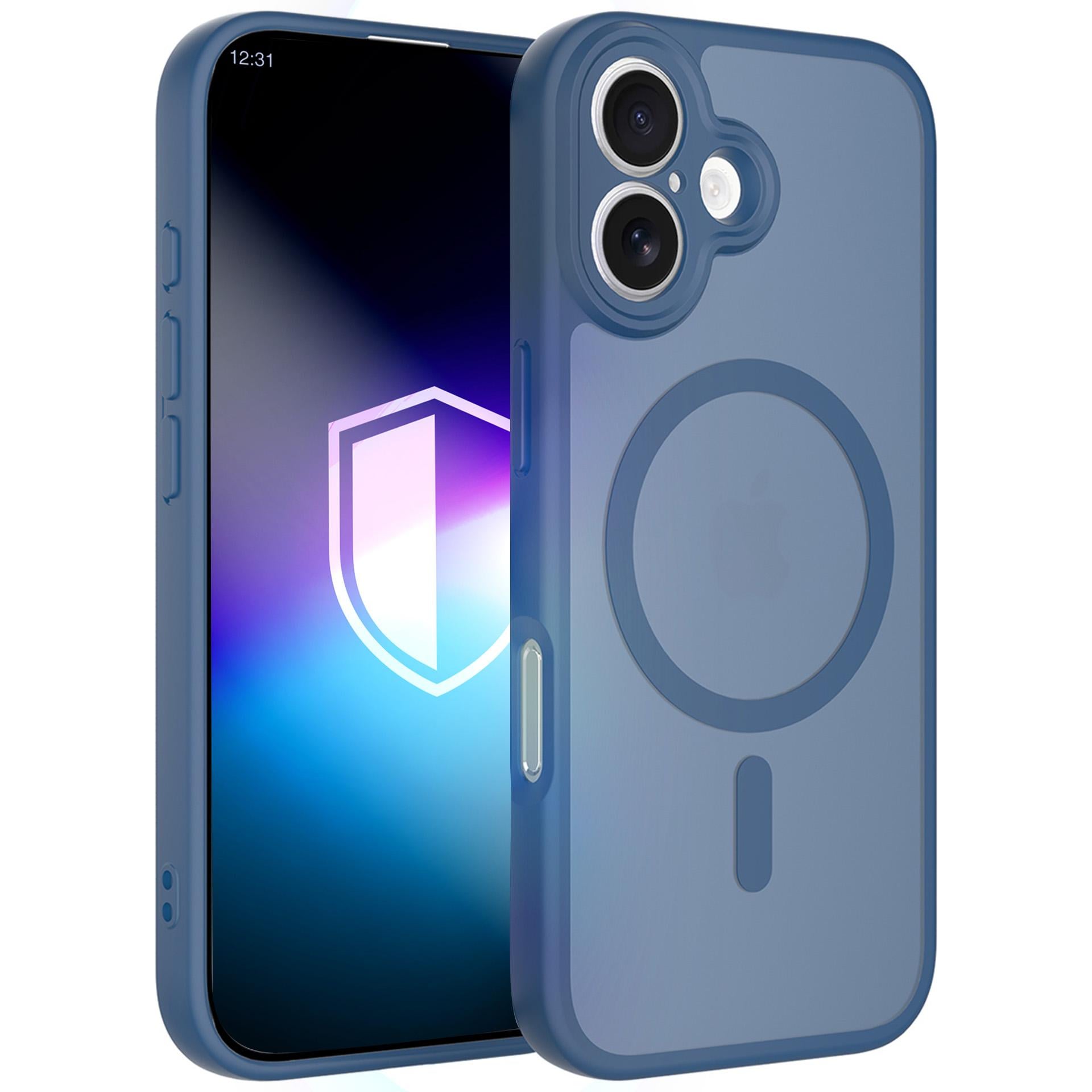 3mk Misty MagCase för iPhone 16 – blå
