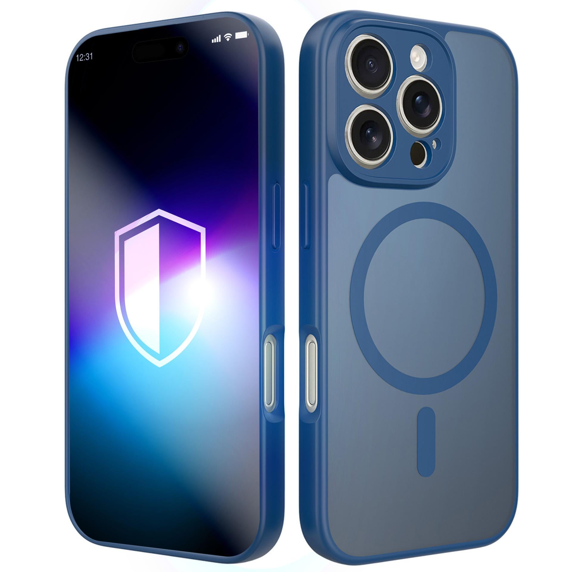 3mk Misty MagCase för iPhone 16 Pro Max – Blå