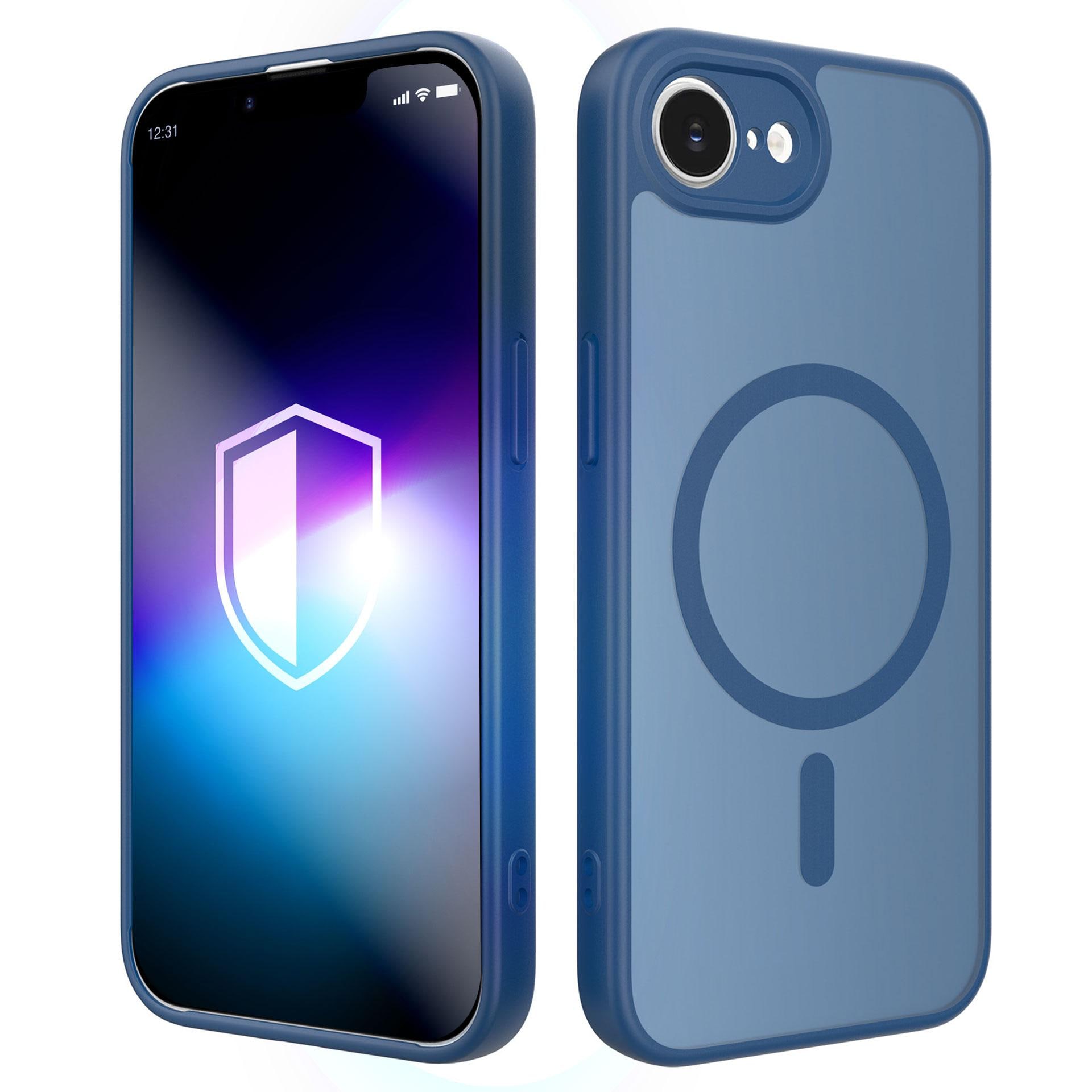 3mk Misty MagCase för iPhone 16E / 17E – blå