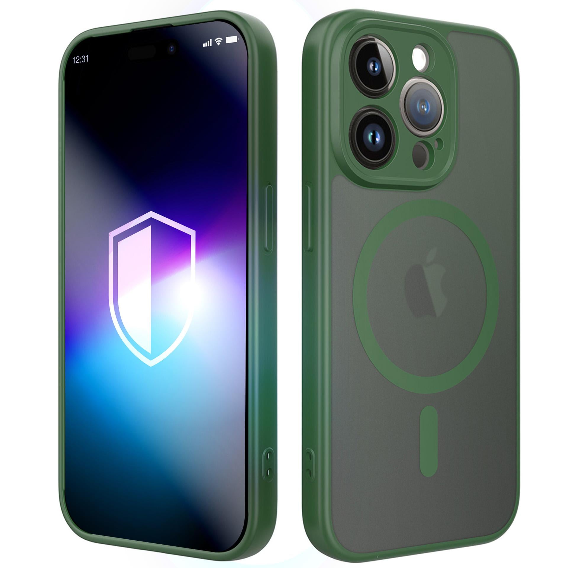 3mk Misty MagCase för iPhone 15 Pro – Grön