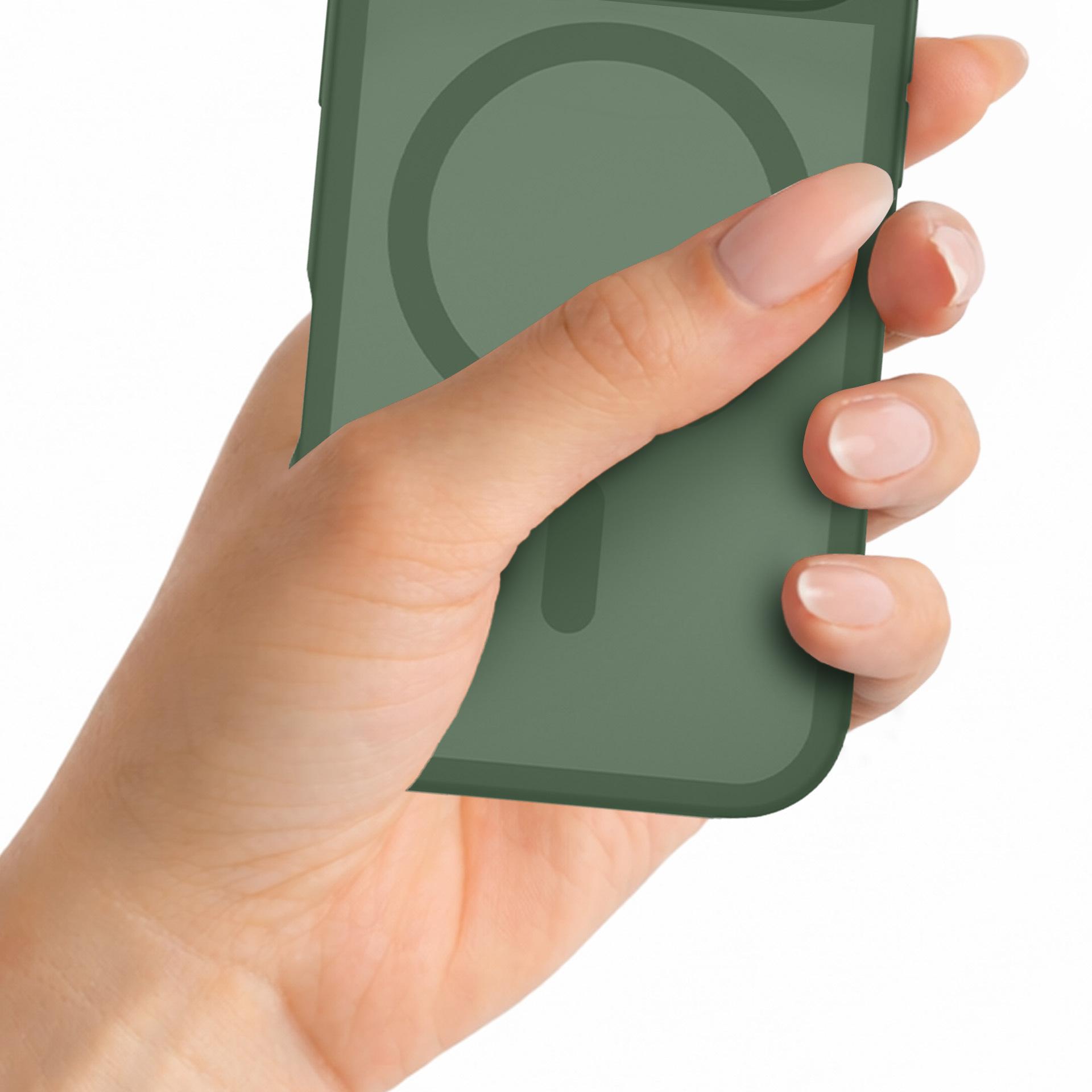 3mk Misty MagCase til iPhone 16 – grøn