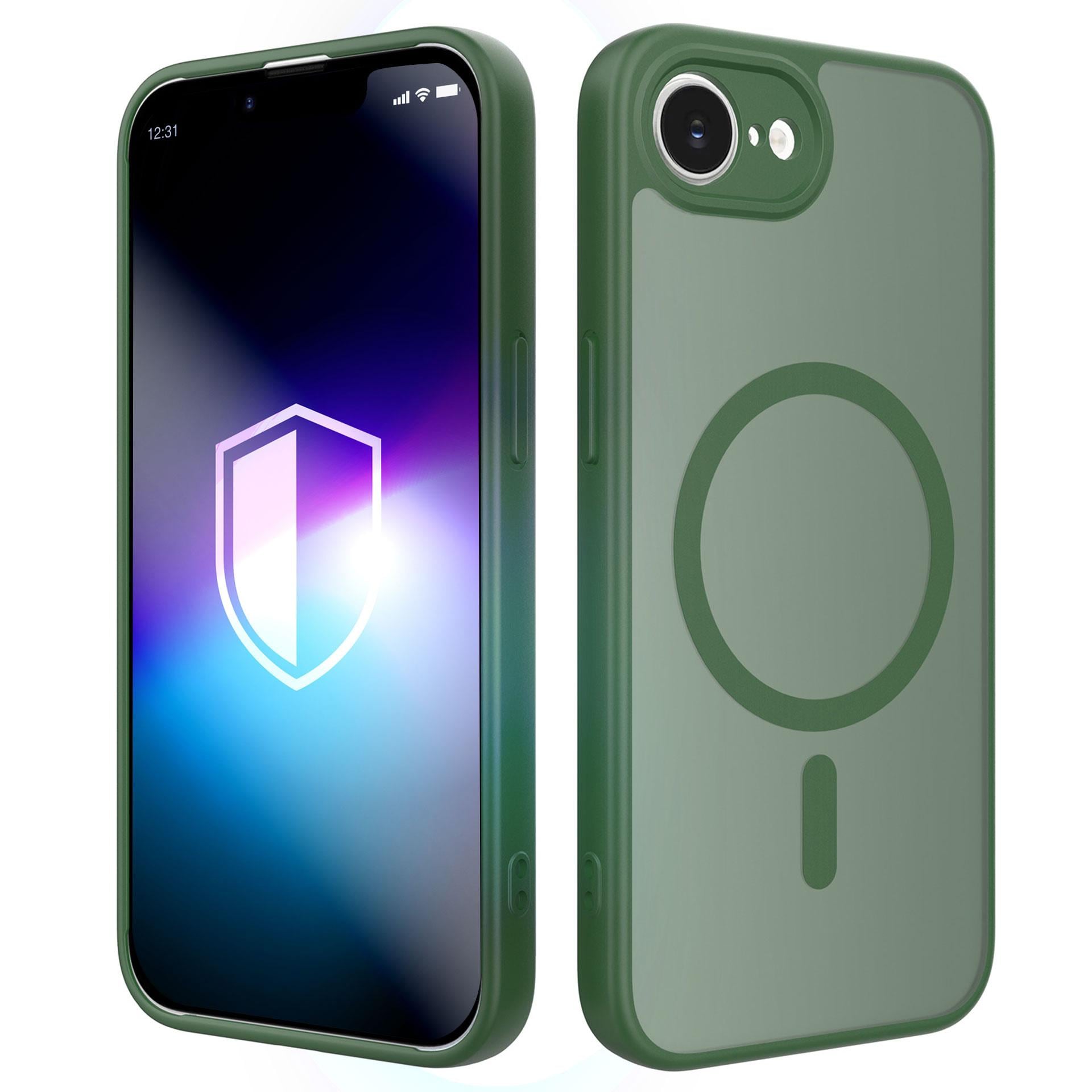 3mk Misty MagCase för iPhone 16E / 17E – grön