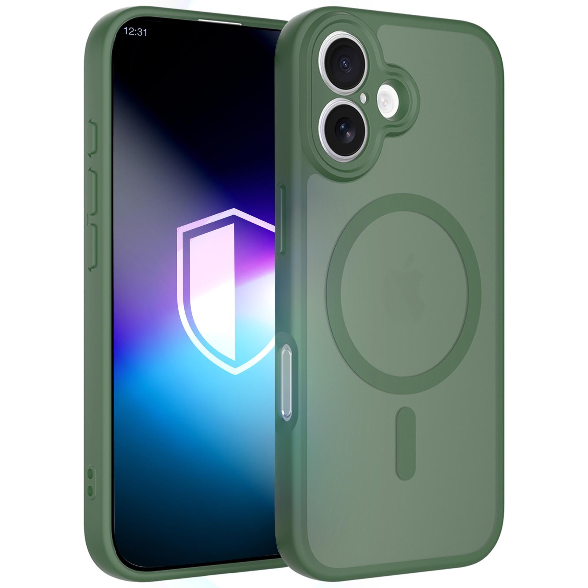 3mk Misty MagCase för iPhone 17 – grön