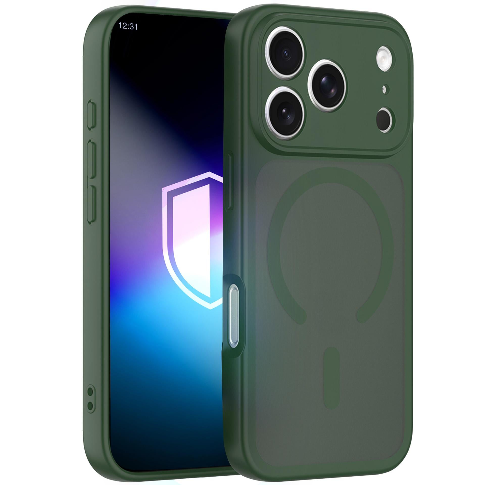 3mk Misty MagCase för iPhone 17 Pro Max – Grön