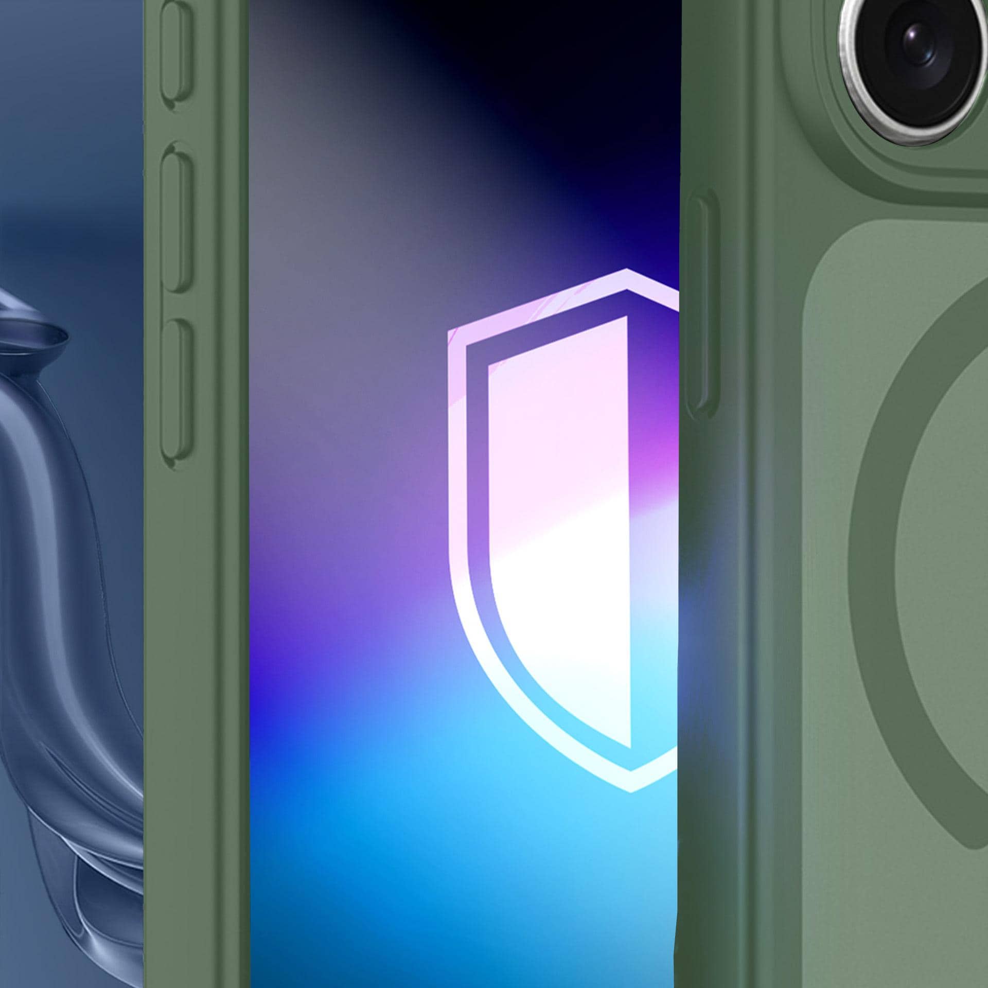 3mk Misty MagCase til Samsung Galaxy S25 Ultra – grøn