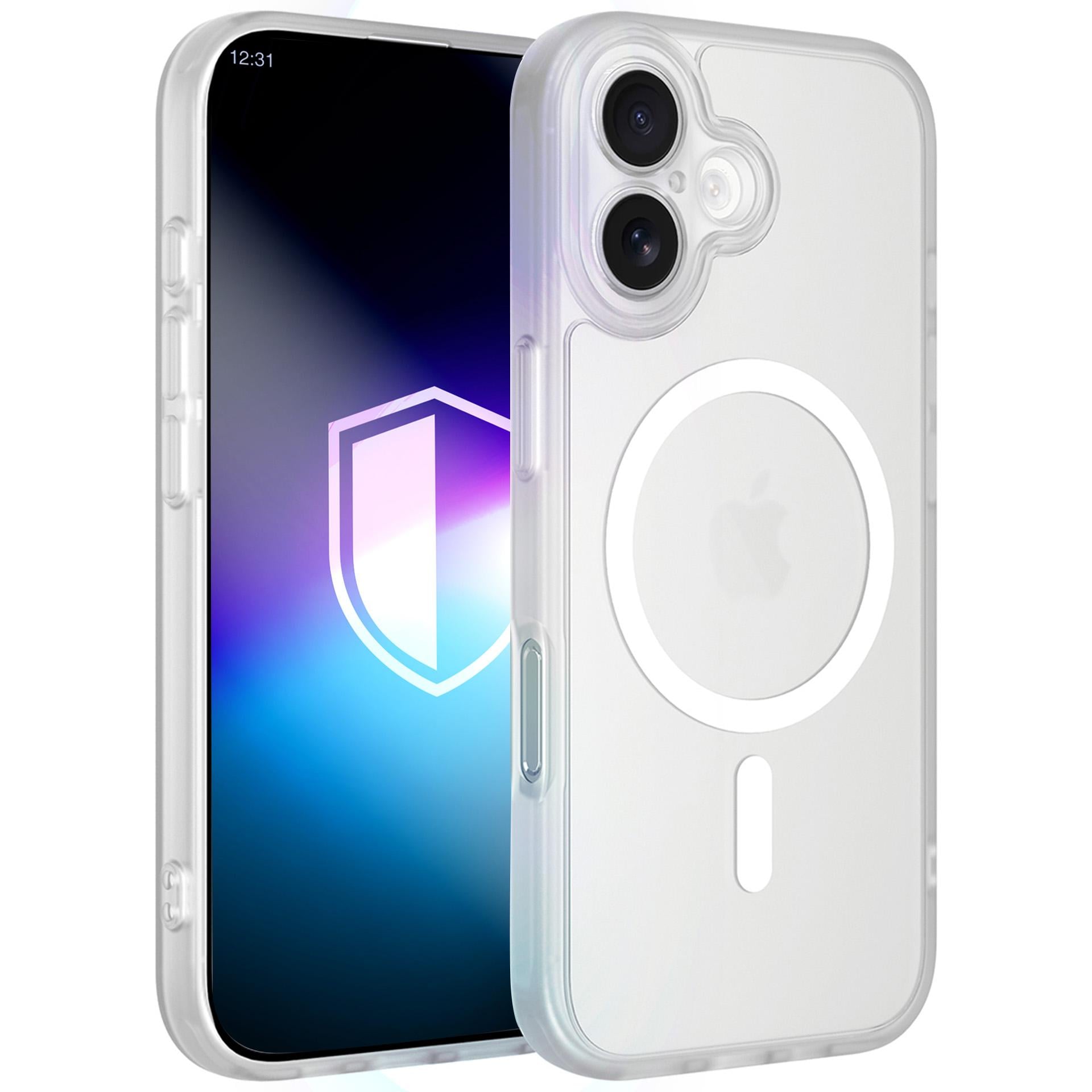 3mk Misty MagCase för iPhone 16 – vit