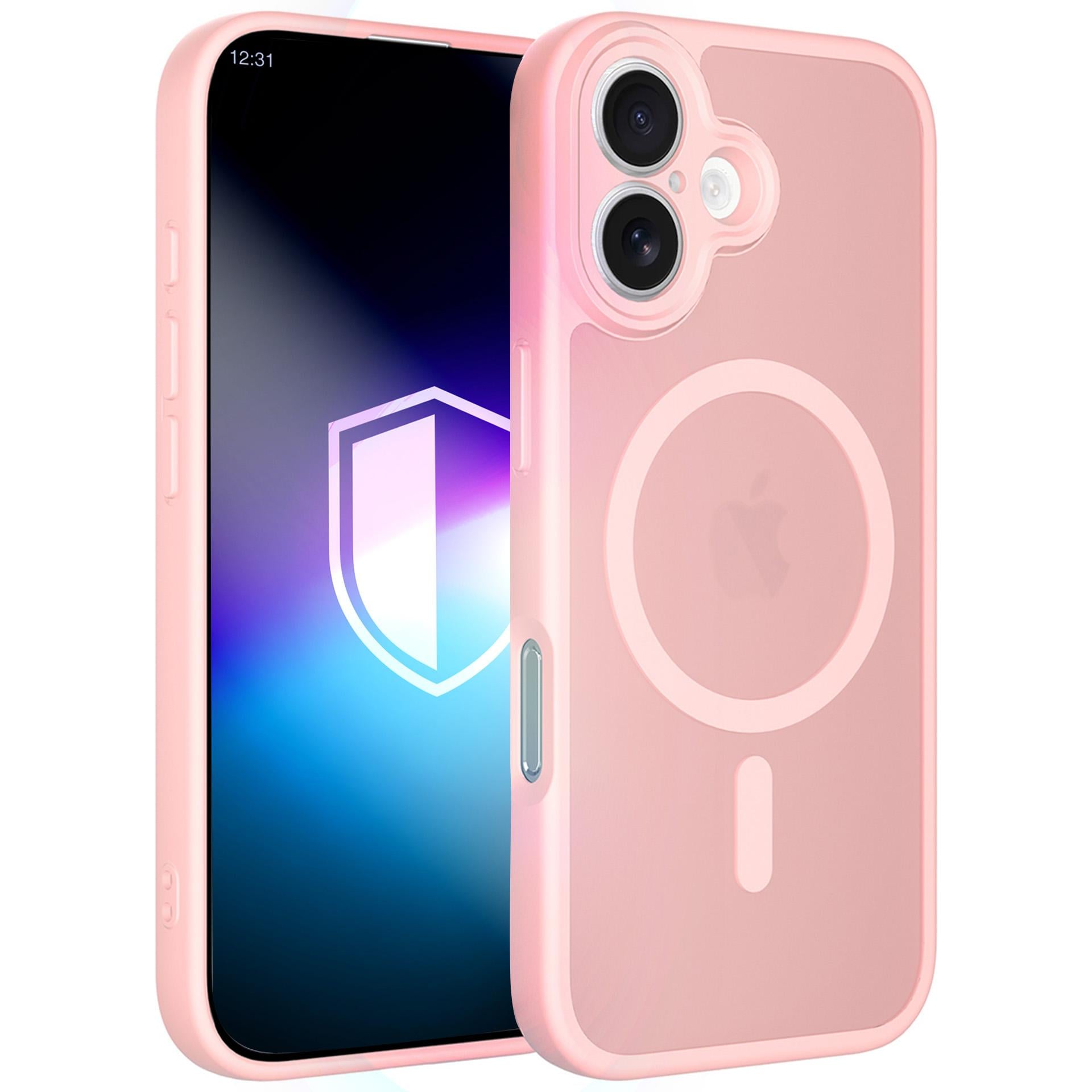 3mk Misty MagCase för iPhone 16 – rosa