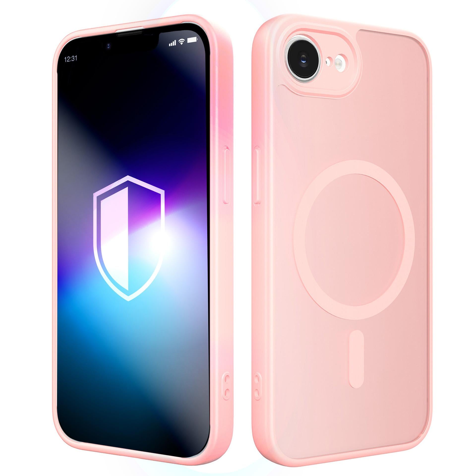 3mk Misty MagCase för iPhone 16E / 17E – rosa